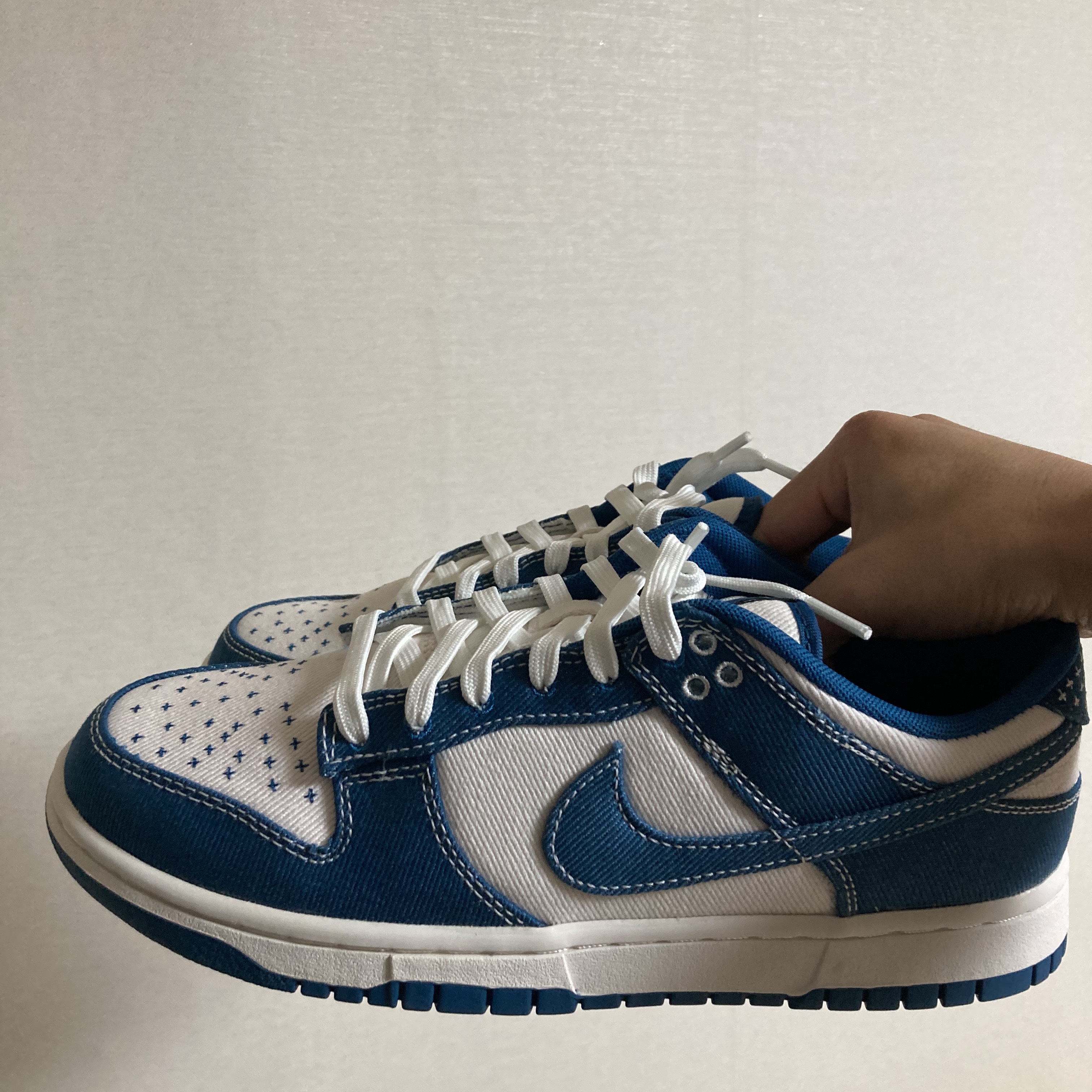 Nike Dunk Low Retro SE Industrial Blue 착용 스타일