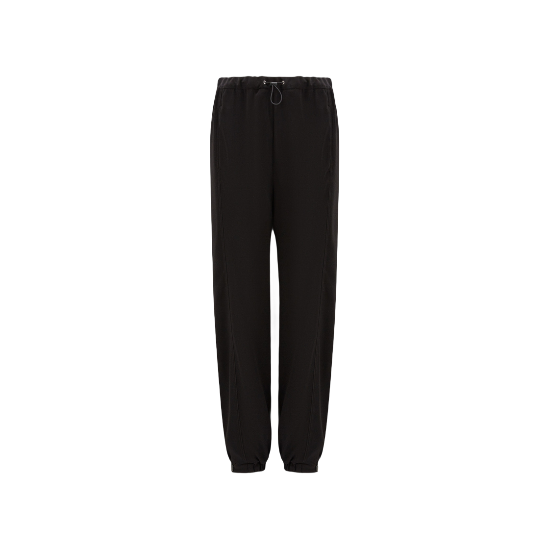 (W) Moncler Satin Jogging Trousers Black - 23FW 상세 이미지 1