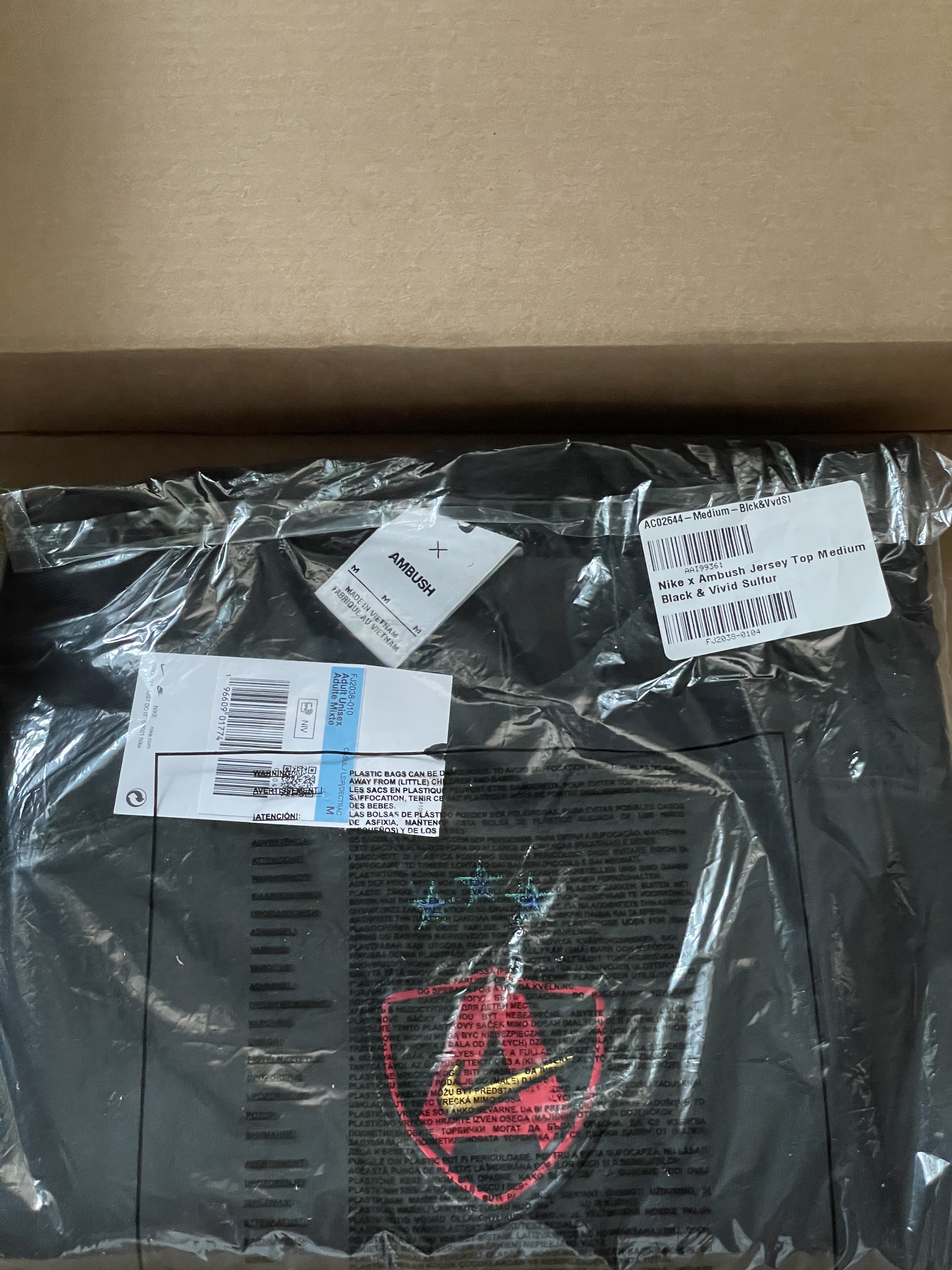 Nike x Ambush Jersey Top Black - Asia 착용 스타일 - 1