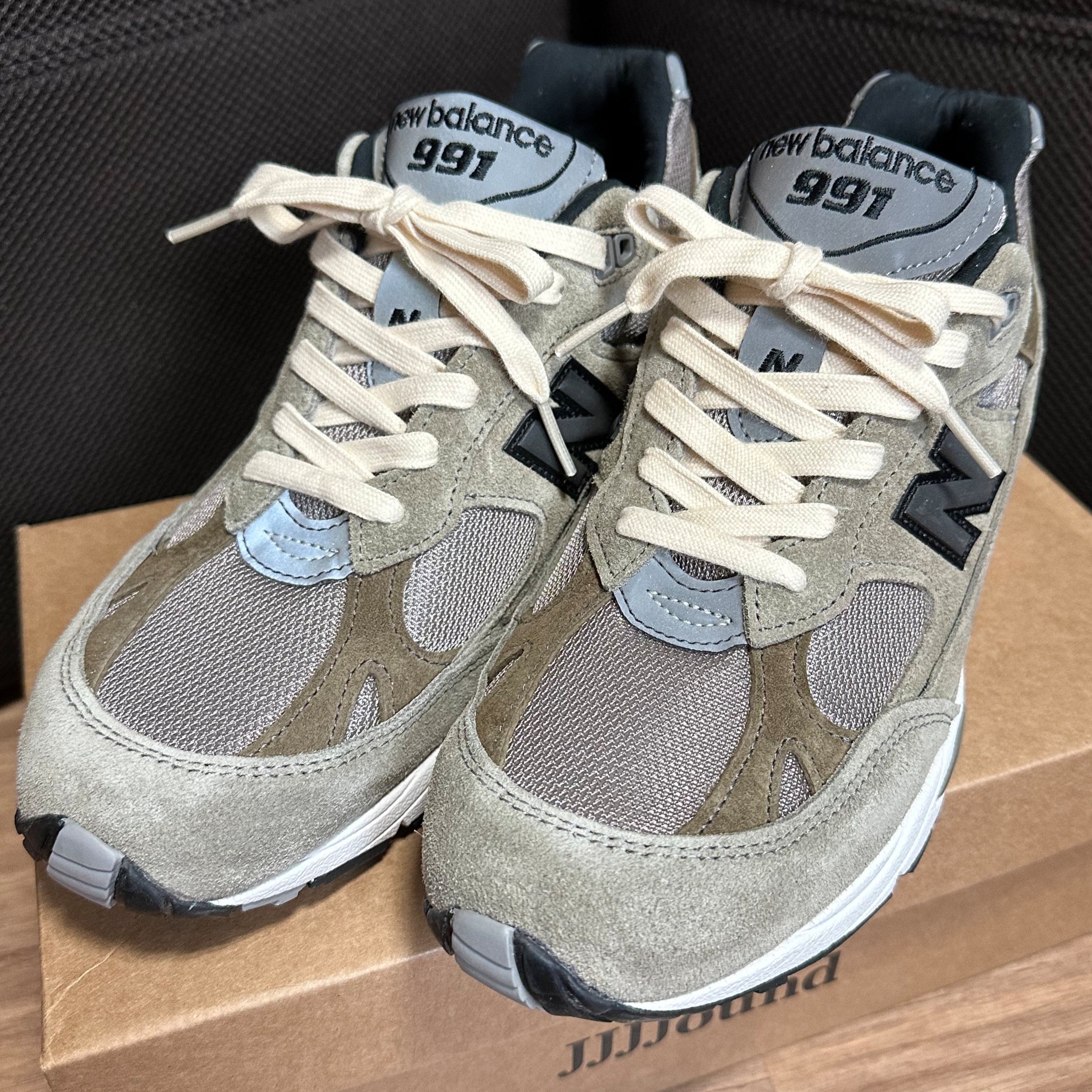 New Balance x JJJJound 991 Made in UK Grey, New Balance 991 Made in UK Grey 착용 스타일 - 2