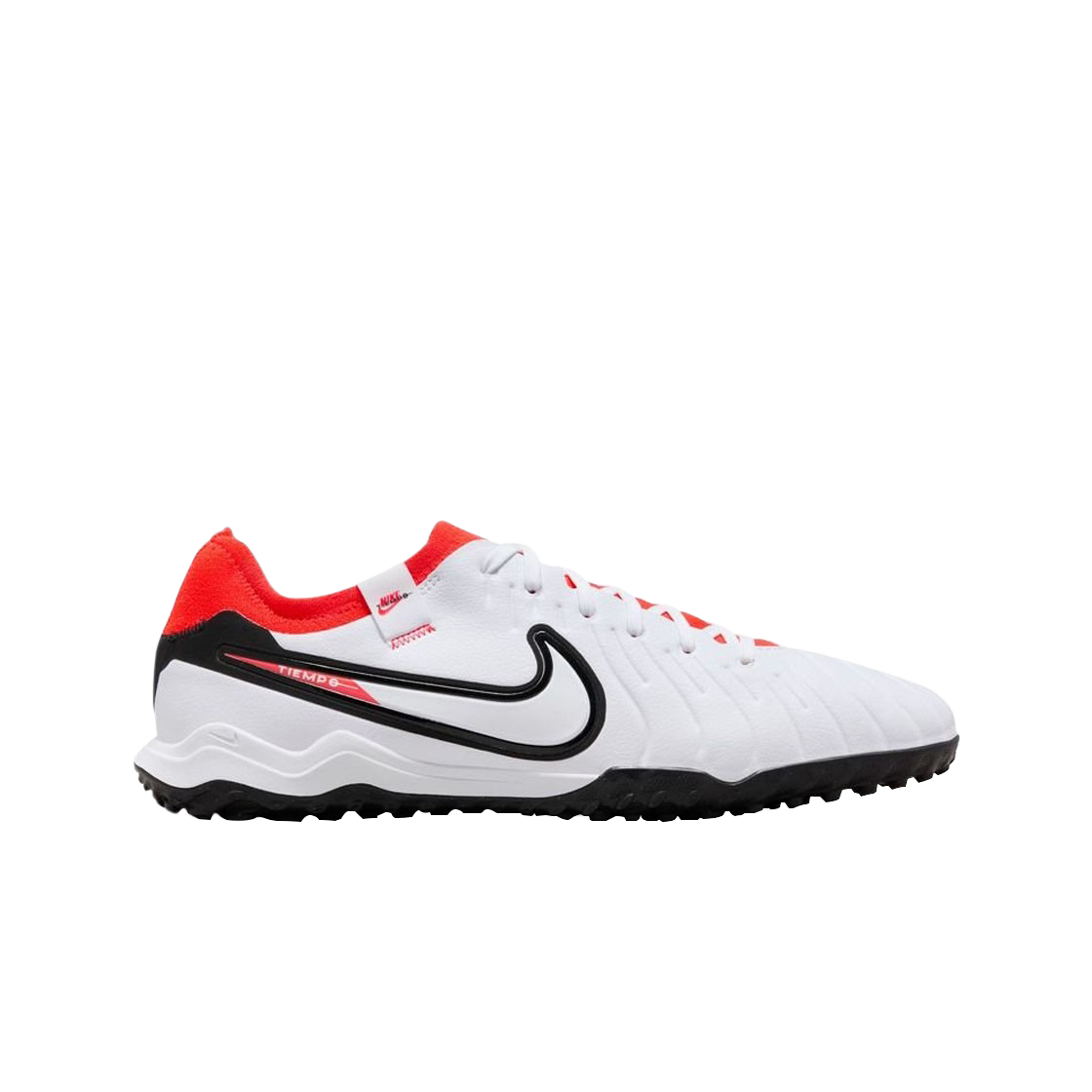 나이키 티엠포 레전드 10 프로 TF 화이트 브라이트 크림슨(Nike Tiempo Legend 10 Pro TF White Bright Crimson)