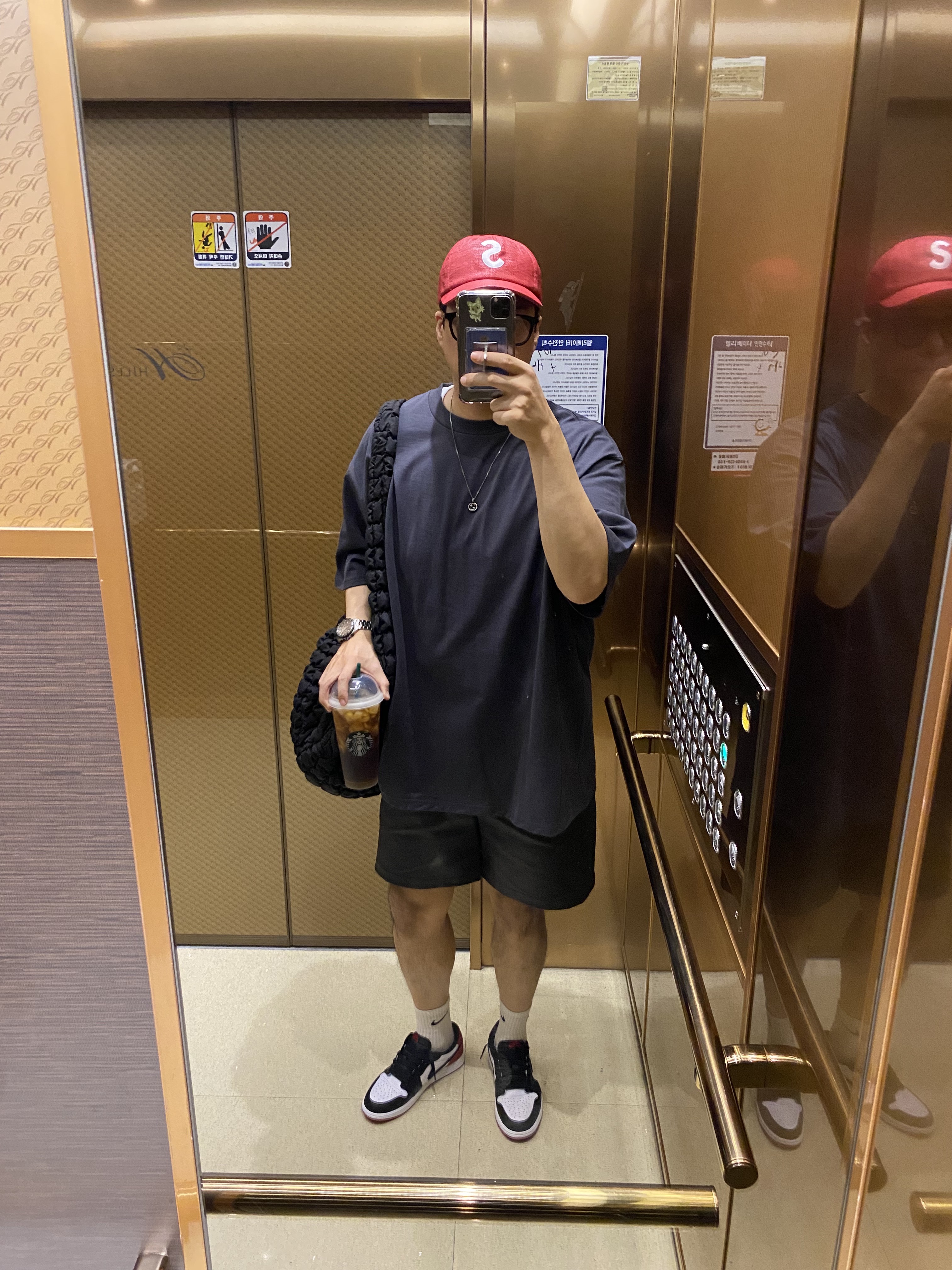 Supreme Raffia S Logo 6-Panel Red - 22SS, Jordan 1 Retro Low OG Black Toe 착용 스타일