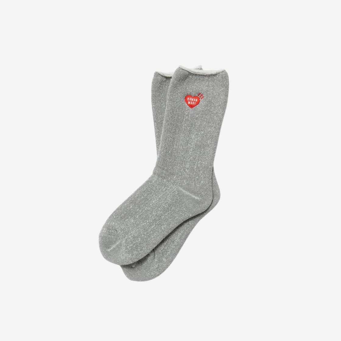 Human Made Plating Pile Socks Gray 상세 이미지 1