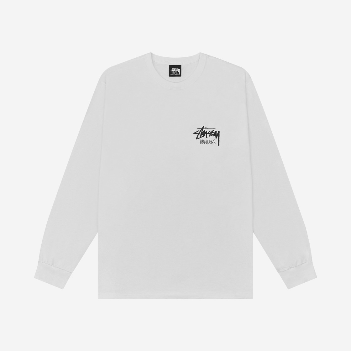 Stussy Stock London LS T-Shirt White 상세 이미지 2