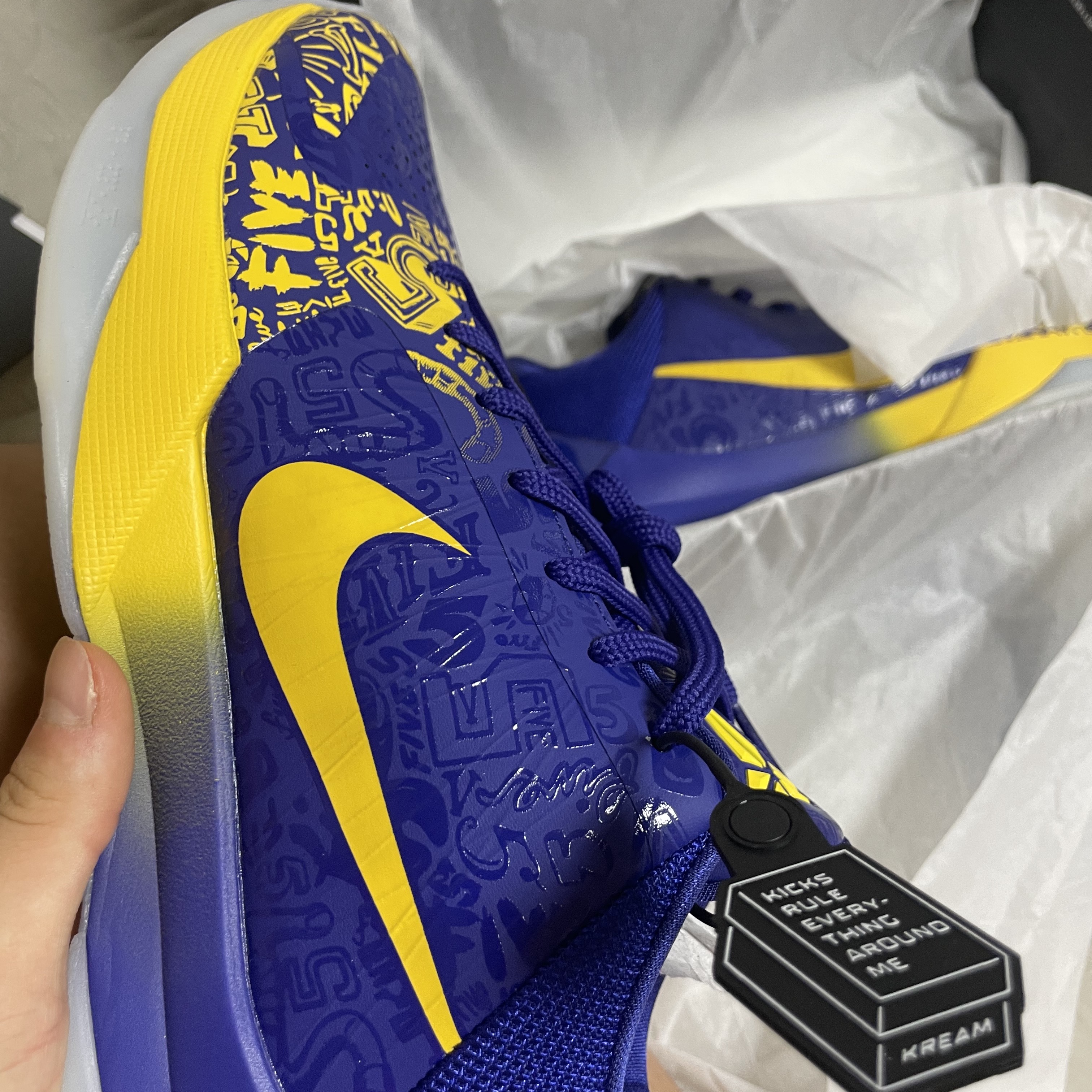 Nike Kobe 5 Protro 5 Rings 착용 스타일 - 3