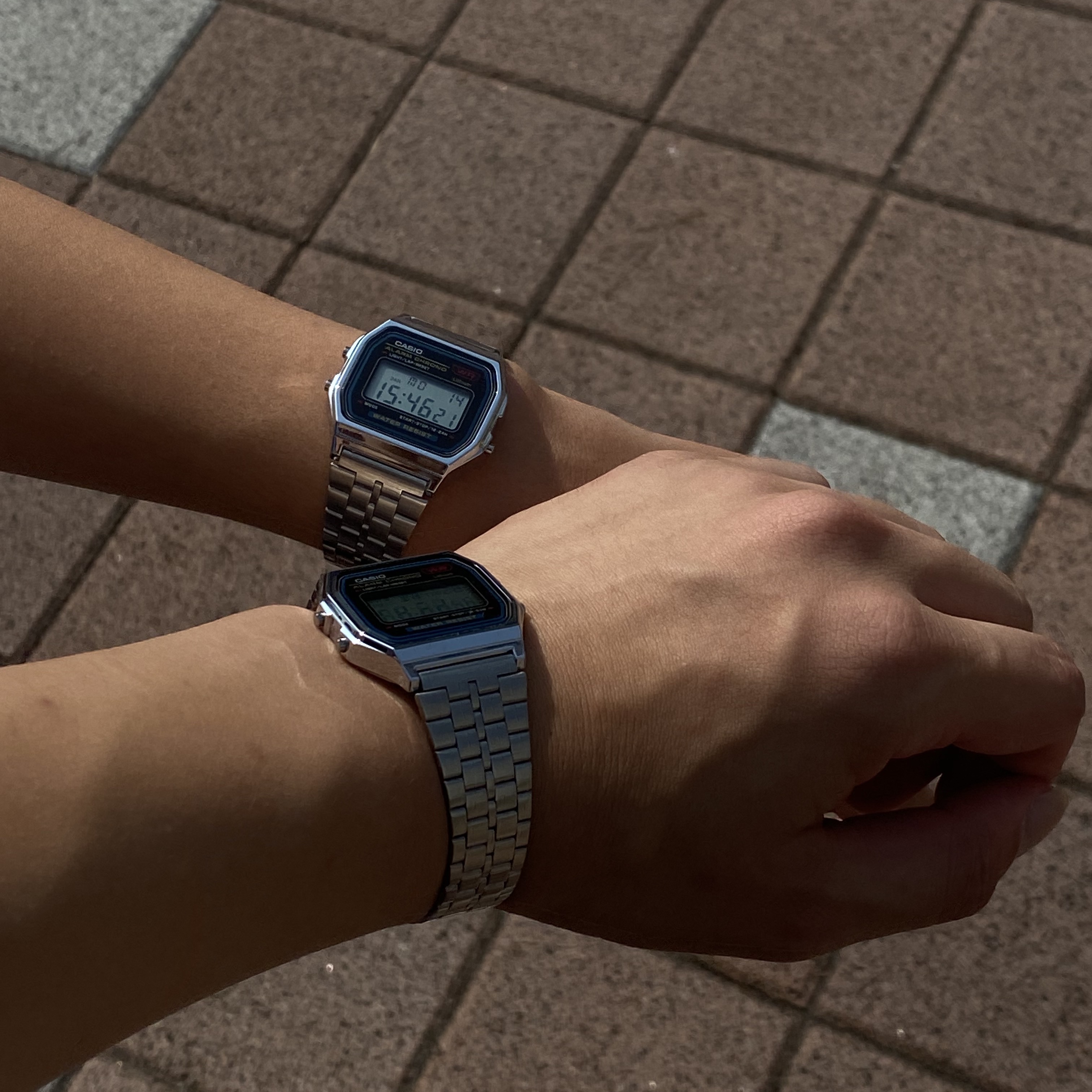 Casio A-159WA-N1 착용 스타일