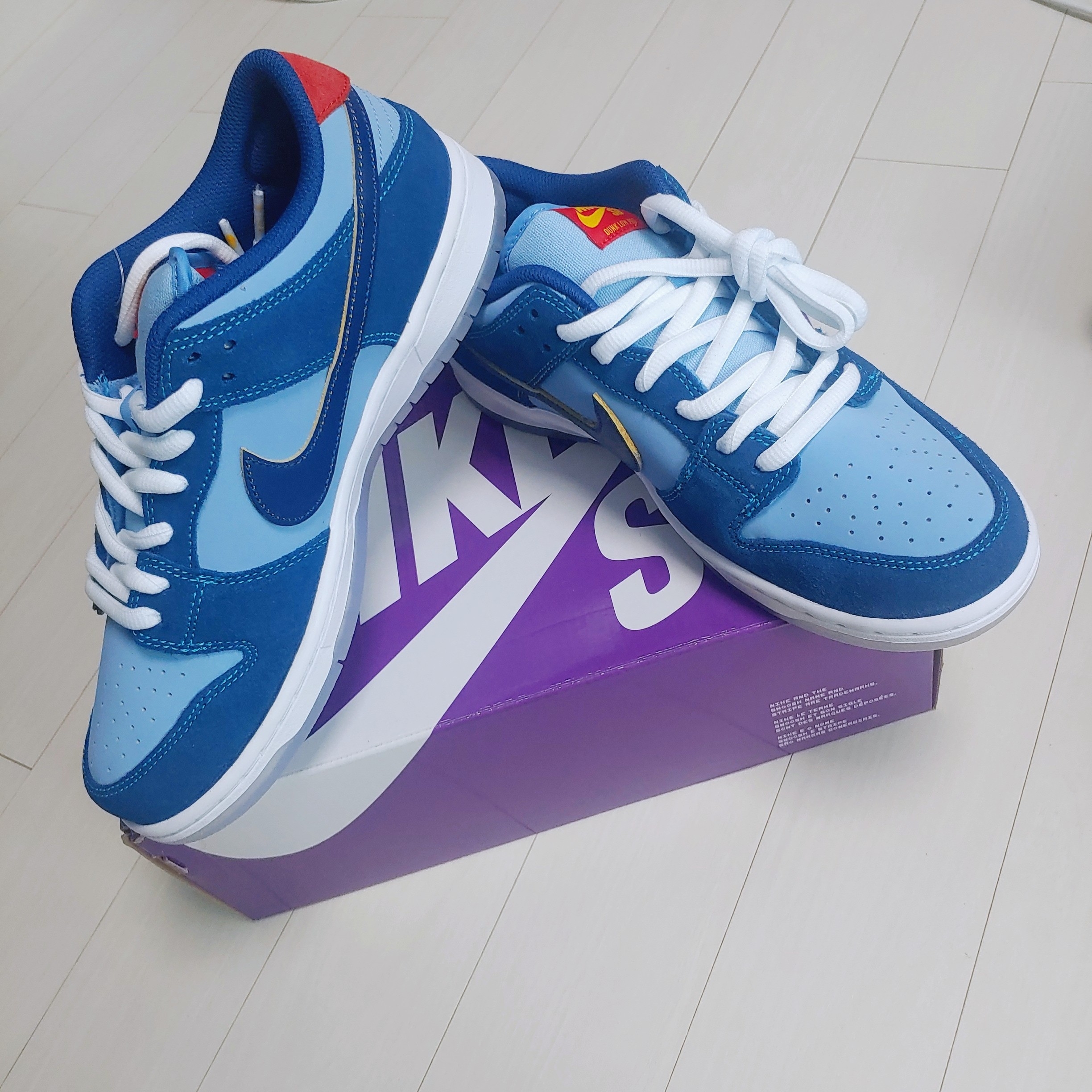 Nike x Why So Sad? SB Dunk Low Pro Coastal Blue 착용 스타일 - 2
