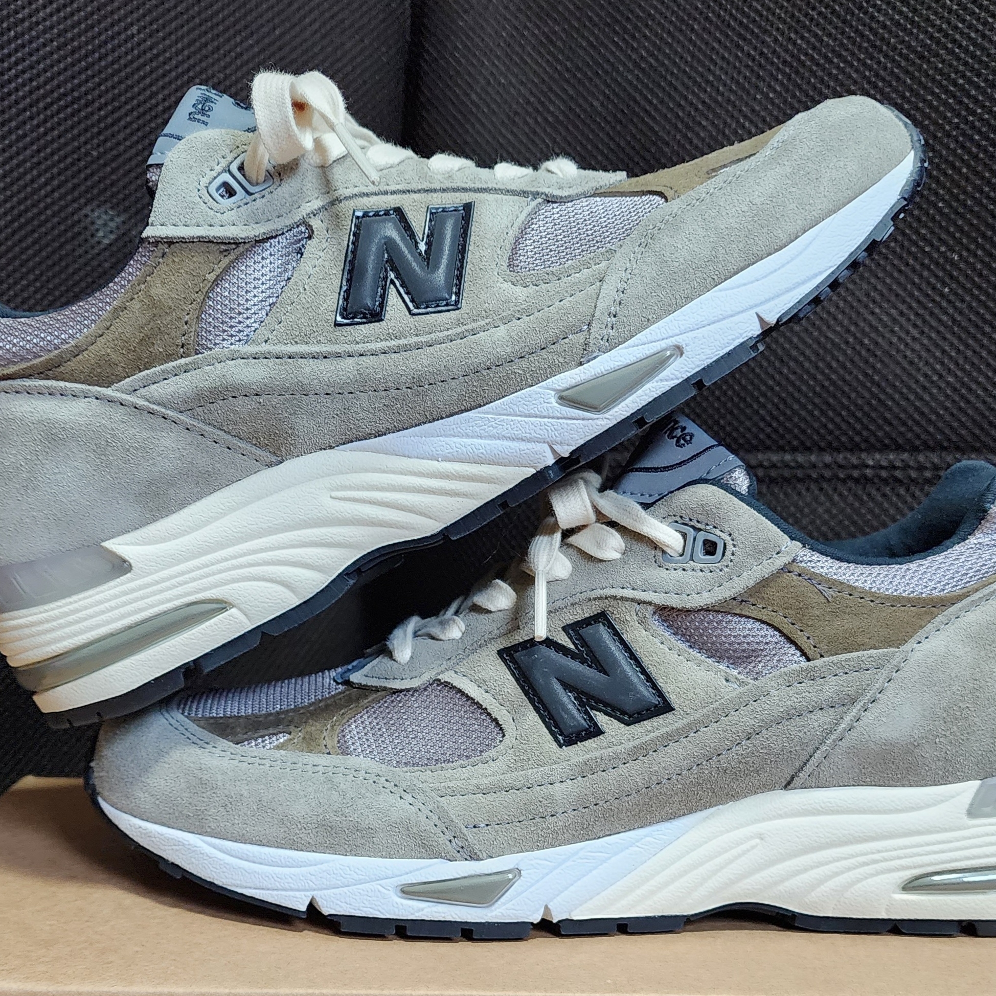 New Balance x JJJJound 991 Made in UK Grey, New Balance 991 Made in UK Grey 착용 스타일 - 1