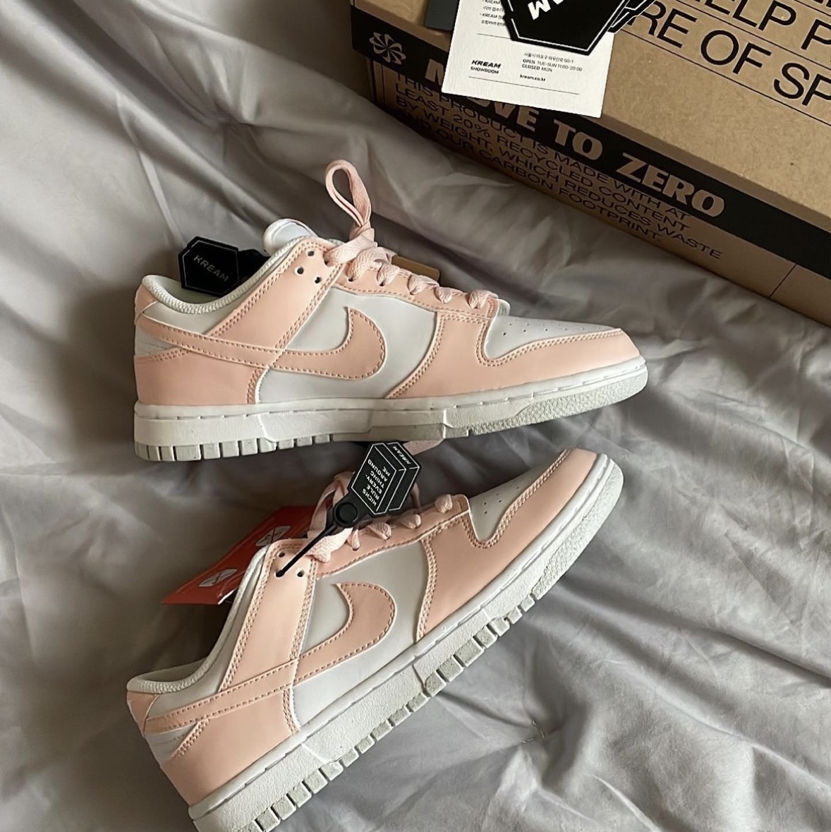 (W) Nike Dunk Low Next Nature Pale Coral 착용 스타일