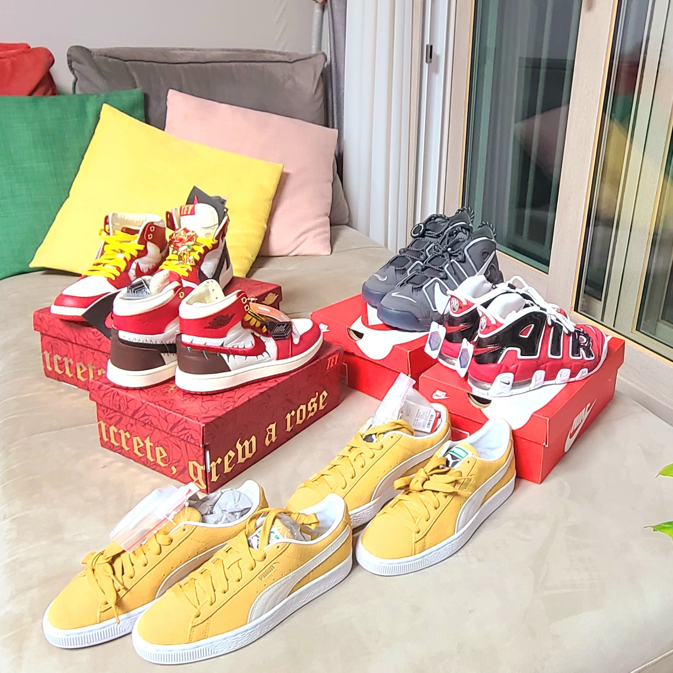 (W) Jordan 1 x Teyana Taylor Zoom CMFT 2 Gym Red 착용 스타일