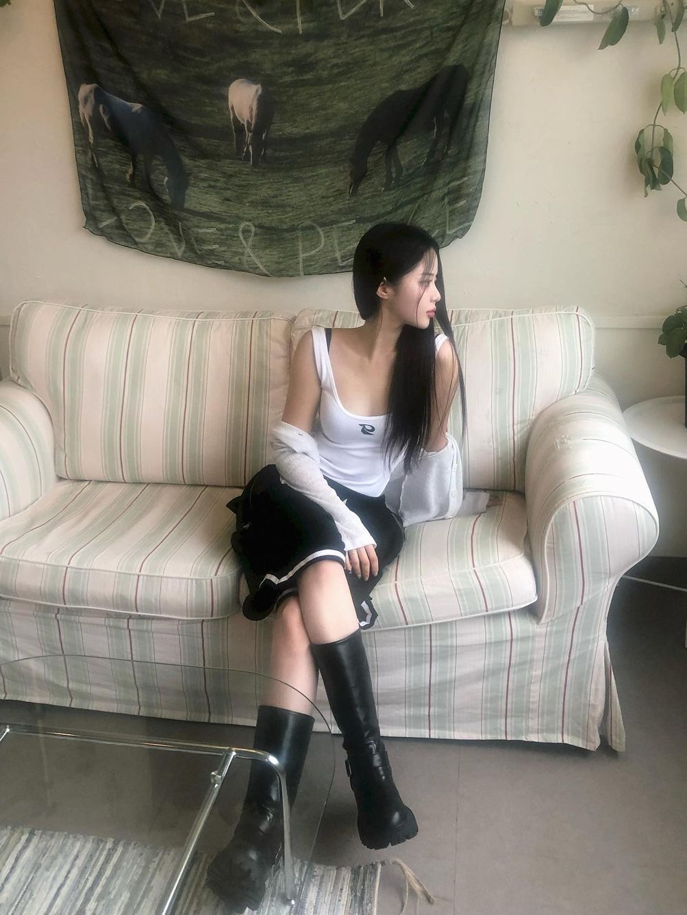 Porta Women Pigment Washed Bodysuit Pink, Porta Women Pigment Washed Bodysuit White 착용 스타일