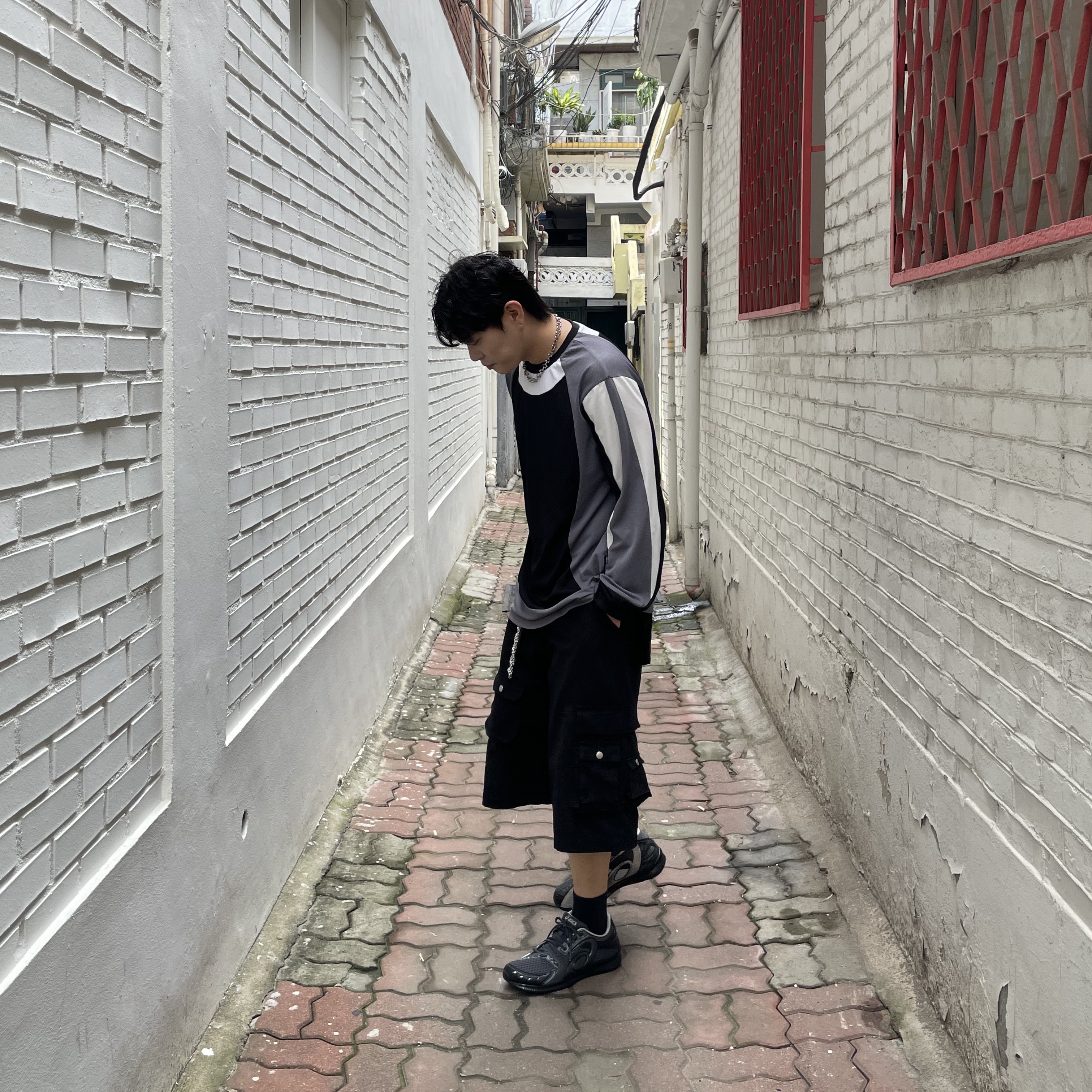 Asics x Kiko Kostadinov Gel Sokat Infinity Dark Grey 착용 스타일 - 3
