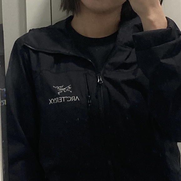 Arc'teryx Squamish Hoody Black 착용 스타일 - 4