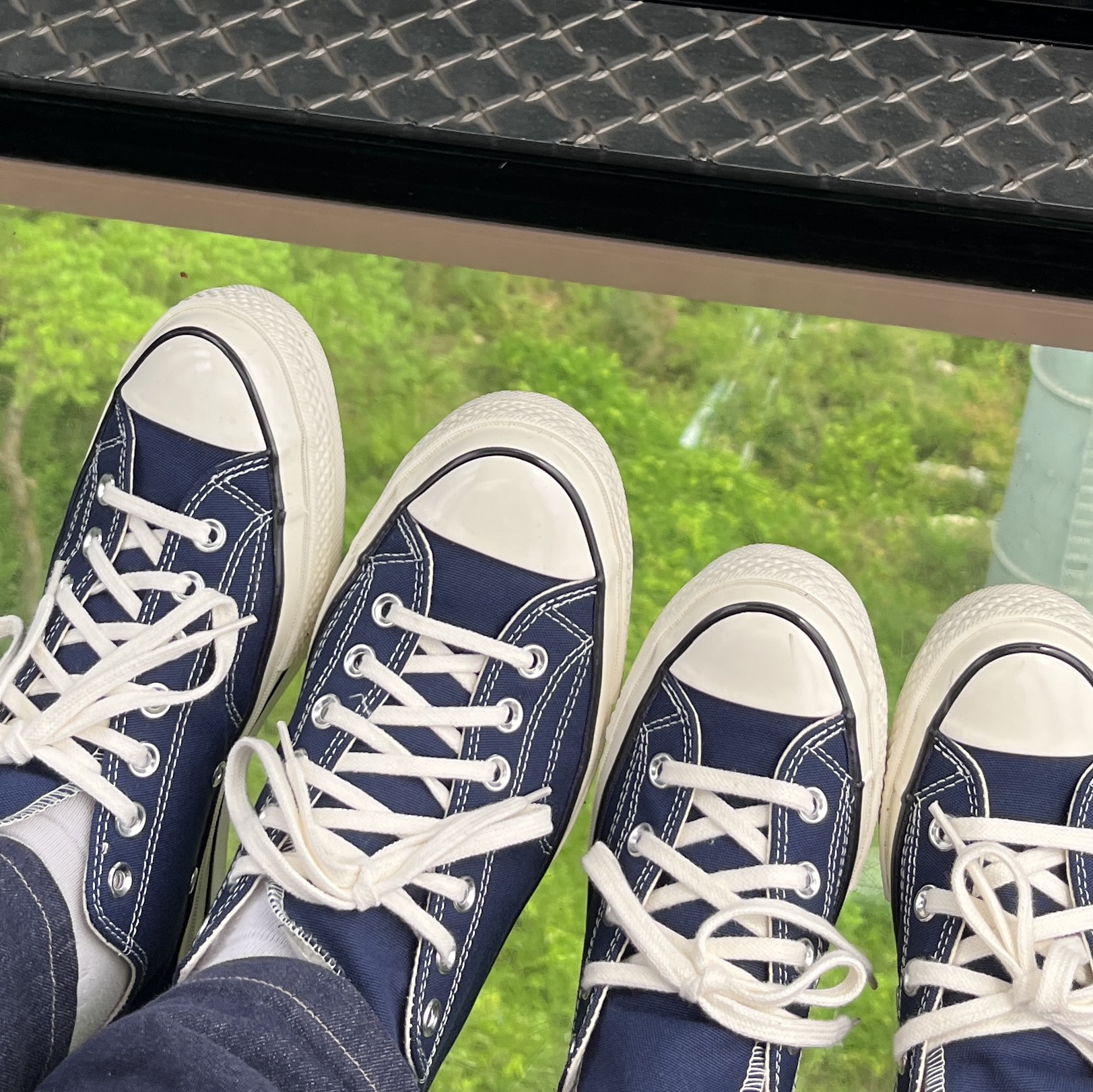 Converse Chuck 70 Ox Midnight Navy 착용 스타일