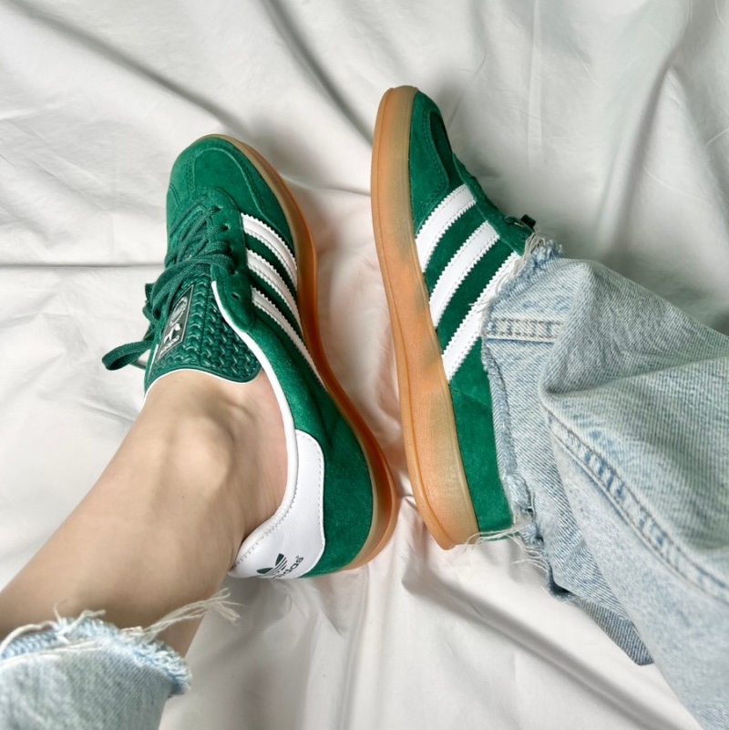 Adidas Gazelle Indoor Collegiate Green 착용 스타일 - 1