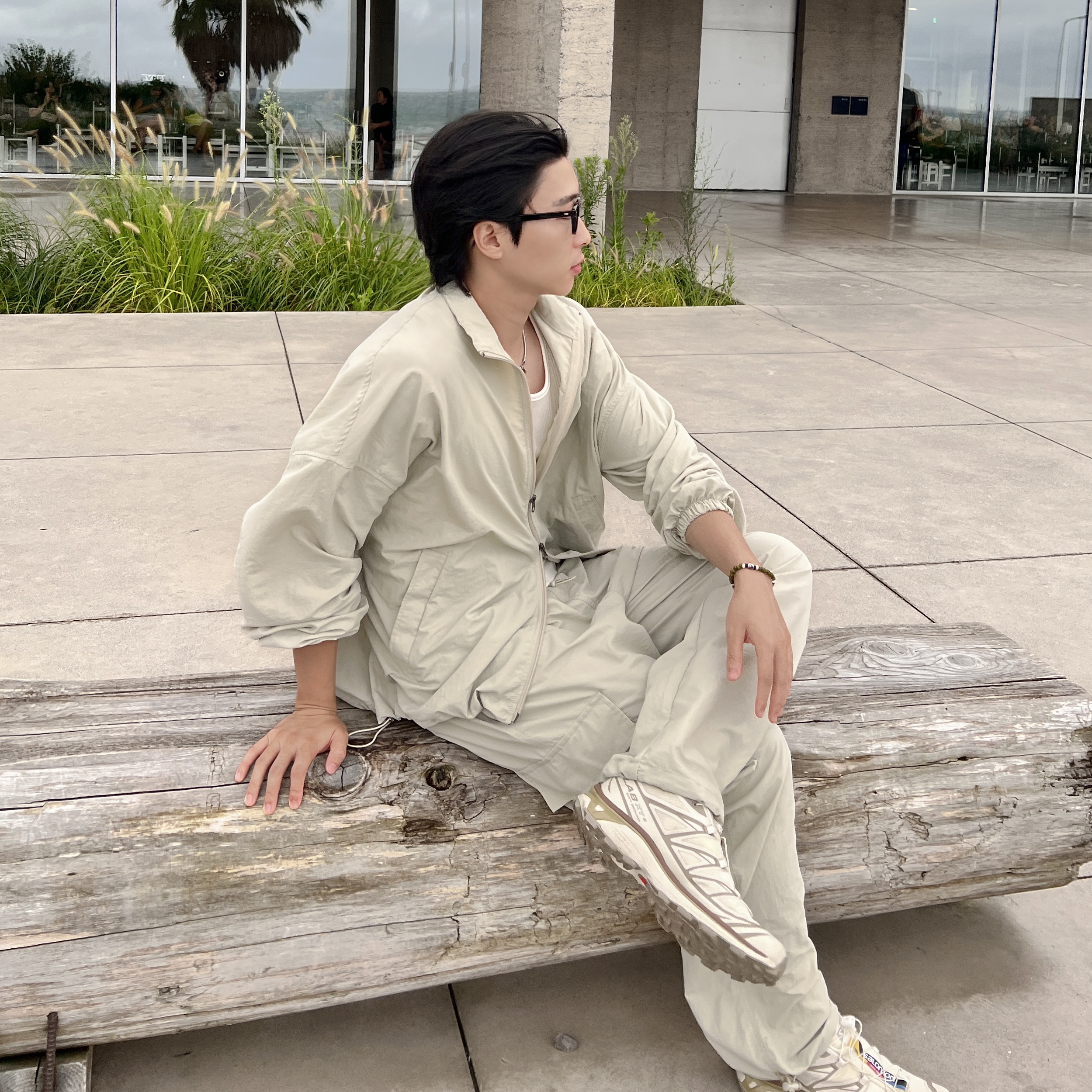 Salomon XT-6 Turtledove 착용 스타일