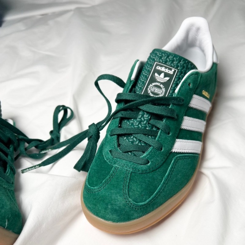 Adidas Gazelle Indoor Collegiate Green 착용 스타일 - 2