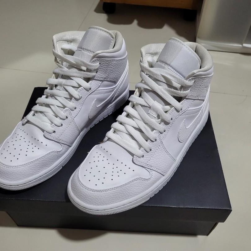 Jordan 1 Mid Triple White 2018 착용 스타일