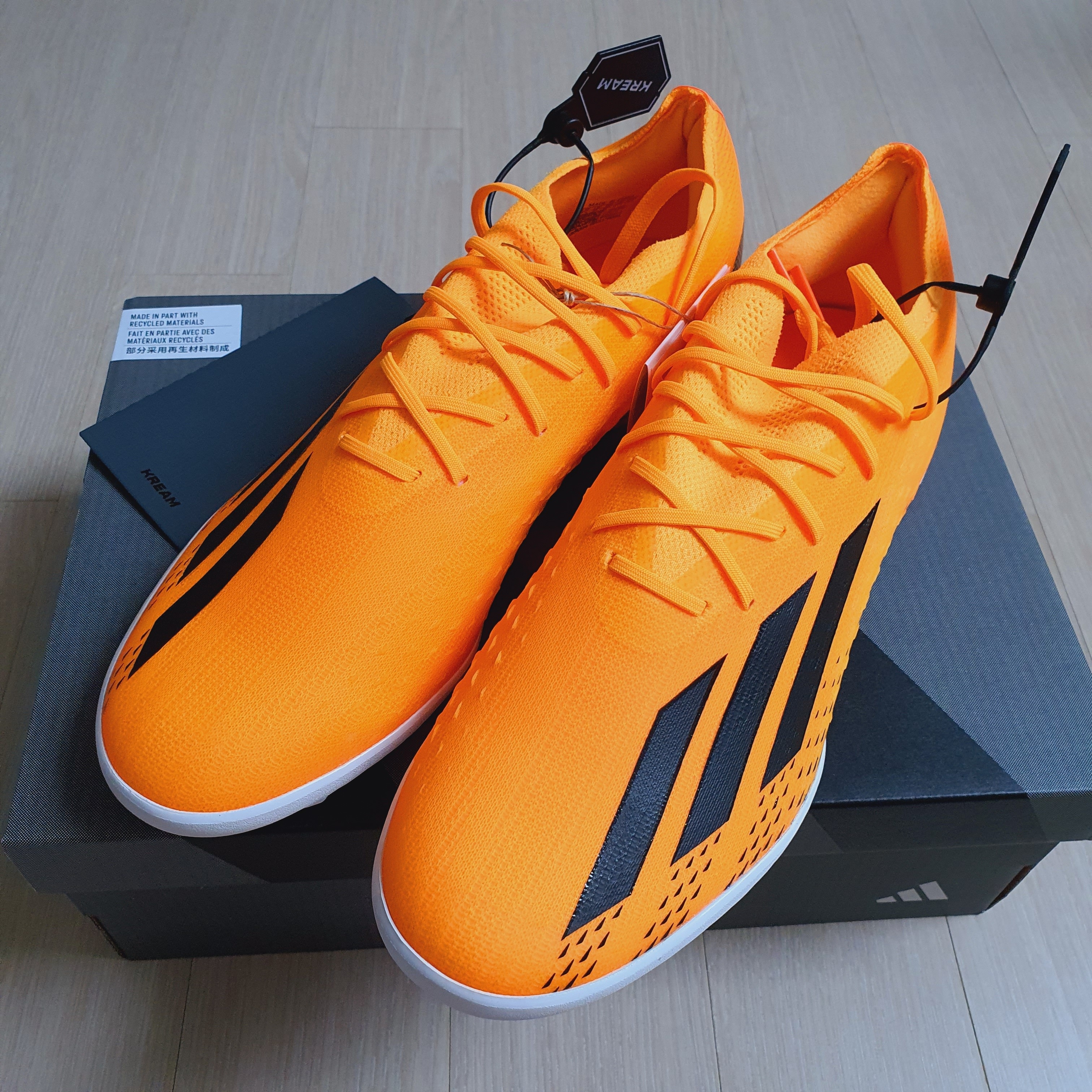 Adidas X Speedportal.1 TF Solar Gold Core Black 착용 스타일 - 3