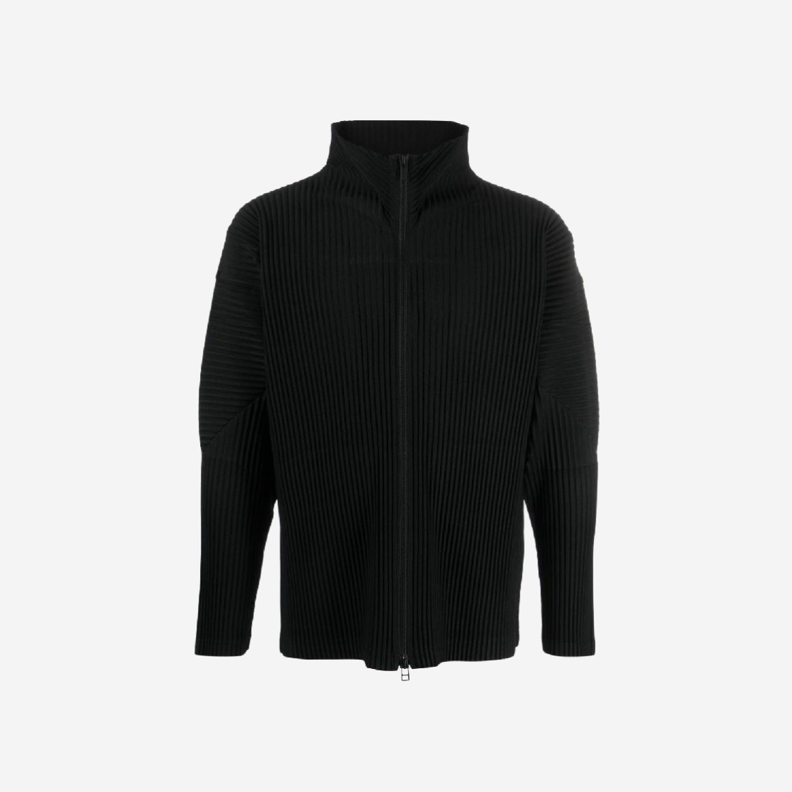 Homme Plisse Issey Miyake Basics Zip Up Jacket Black 상세 이미지 1