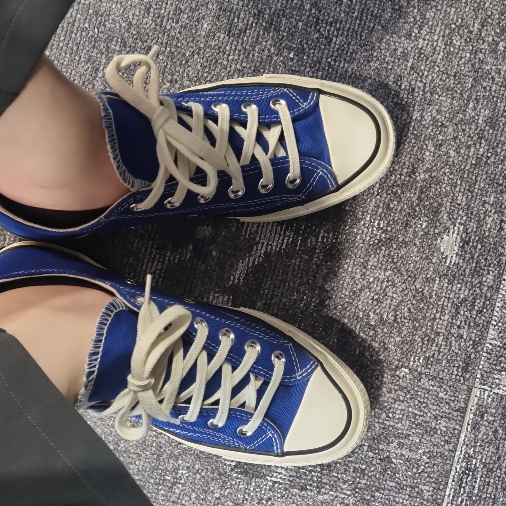Converse Chuck 70 Ox Vintage Canvas Rush Blue 착용 스타일