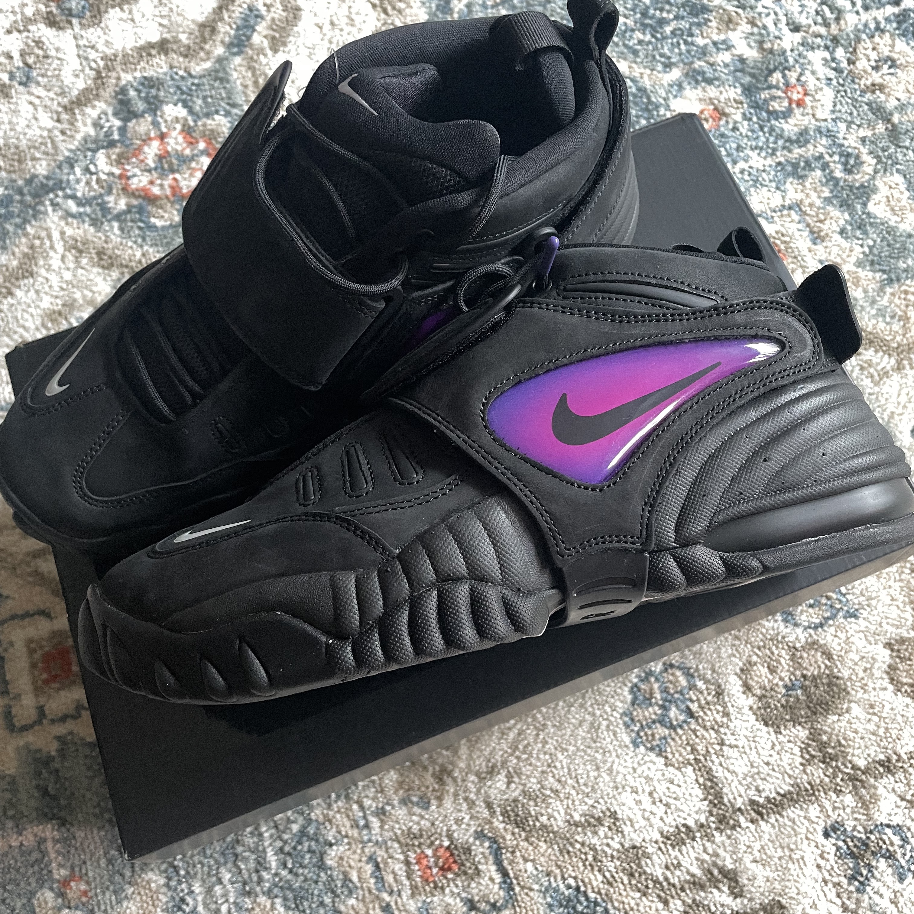 Nike x Ambush Air Adjust Force SP Black and Psychic Purple 착용 스타일 - 2