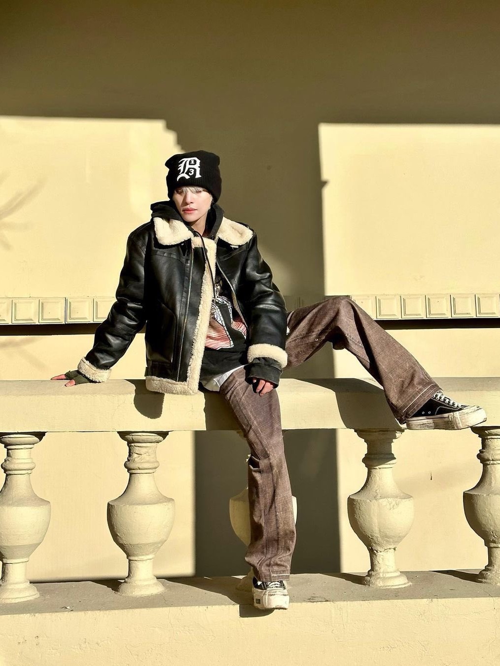 Visvim Skagway Lo G.Patten Black 착용 스타일