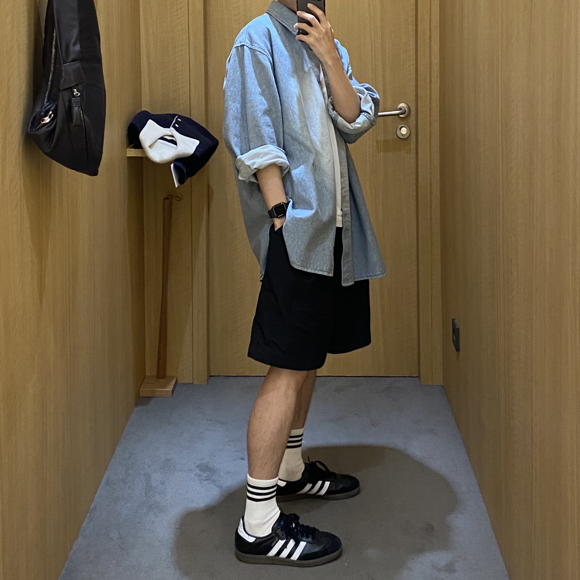 Adidas Samba ADV Black, Adidas Samba OG Black White Gum 착용 스타일