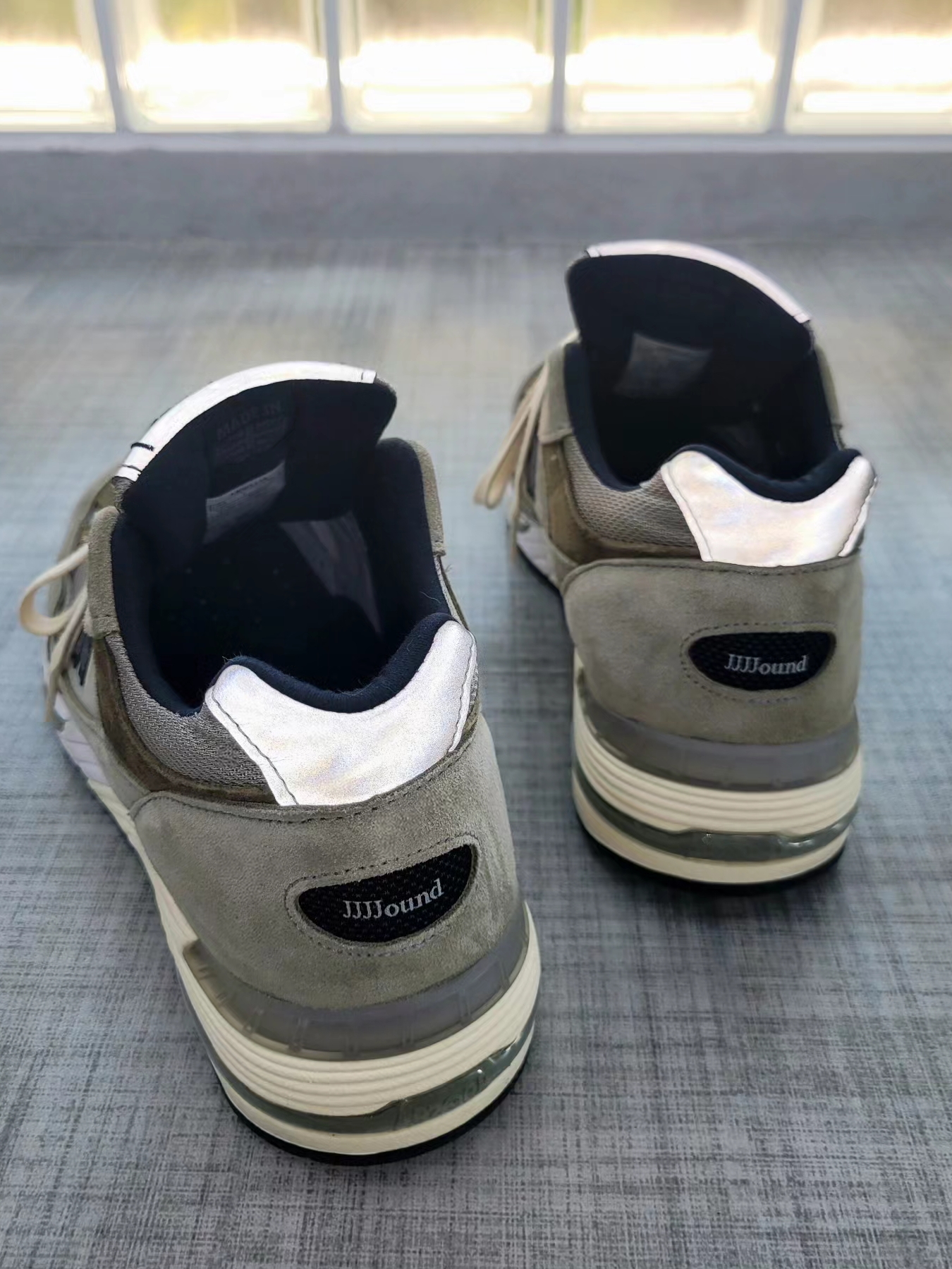 New Balance x JJJJound 991 Made in UK Grey 착용 스타일 - 1