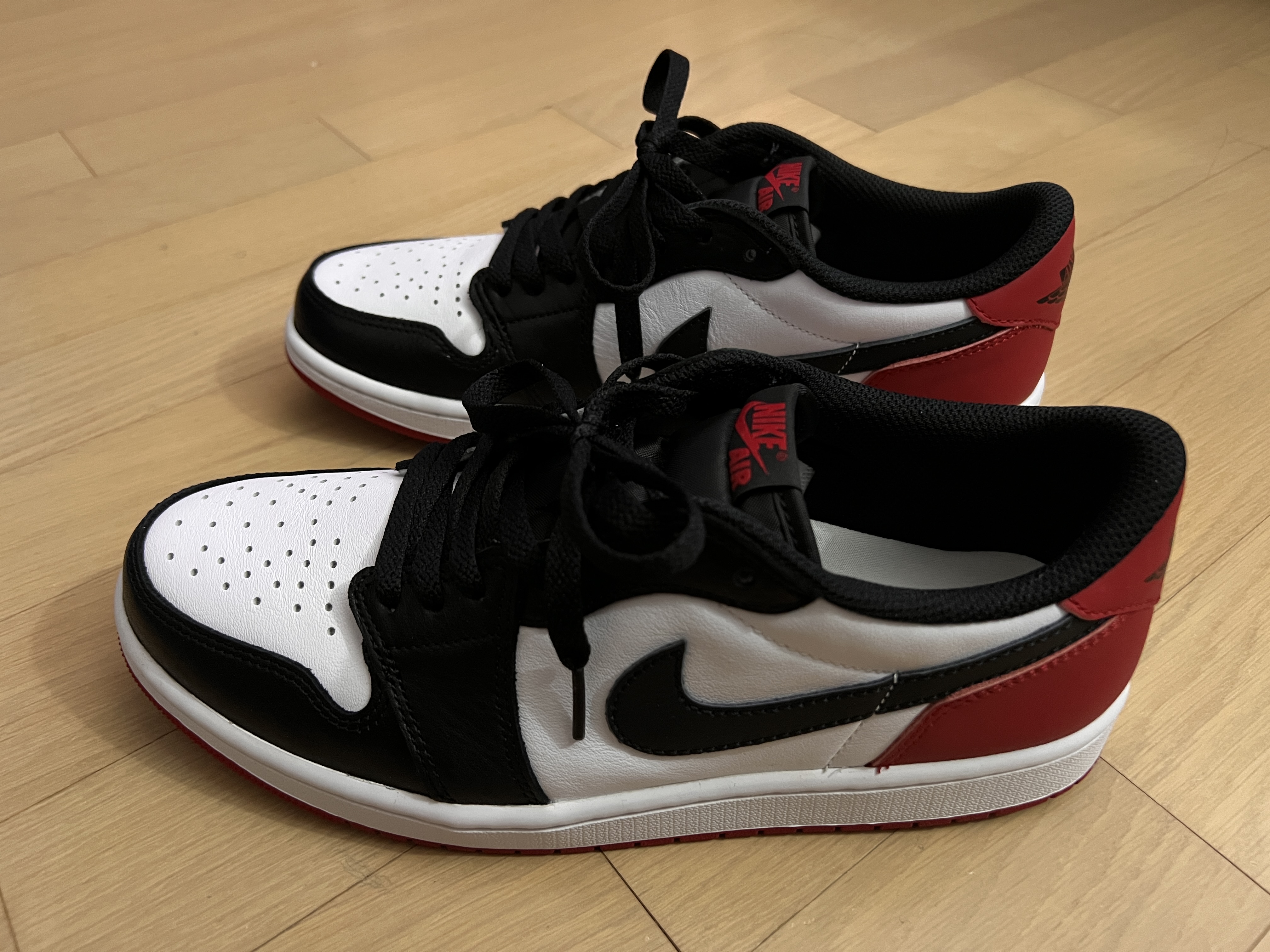 Jordan 1 Retro Low OG Black Toe 착용 스타일