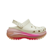 Crocs Classic Mega Crush Dip Clog Bone Multi