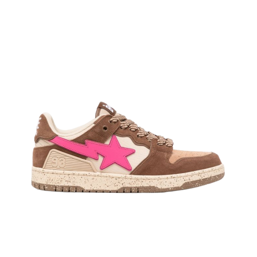 BAPE Bape SK8 Sta Low #6 Brown Pink