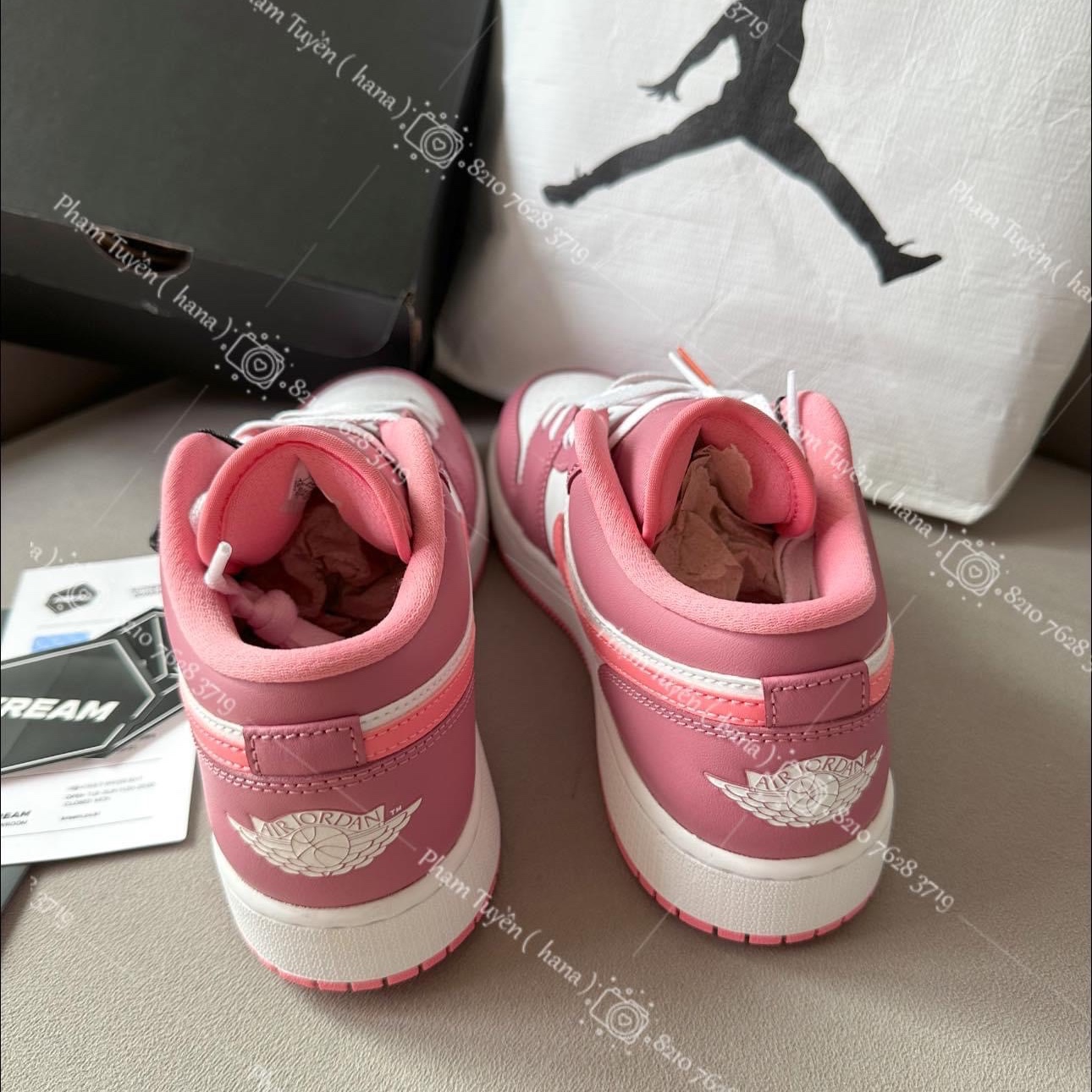 (GS) Jordan 1 Low Desert Berry 착용 스타일 - 3