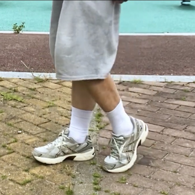Asics x I4P Gel-1130 Glacier Grey Mink 착용 스타일