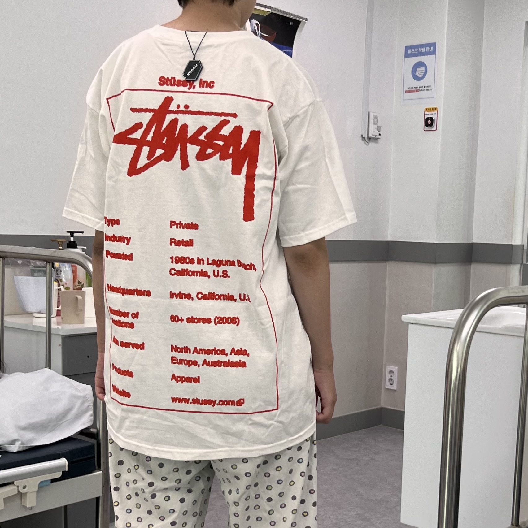 Stussy Wiki T-Shirt White 착용 스타일