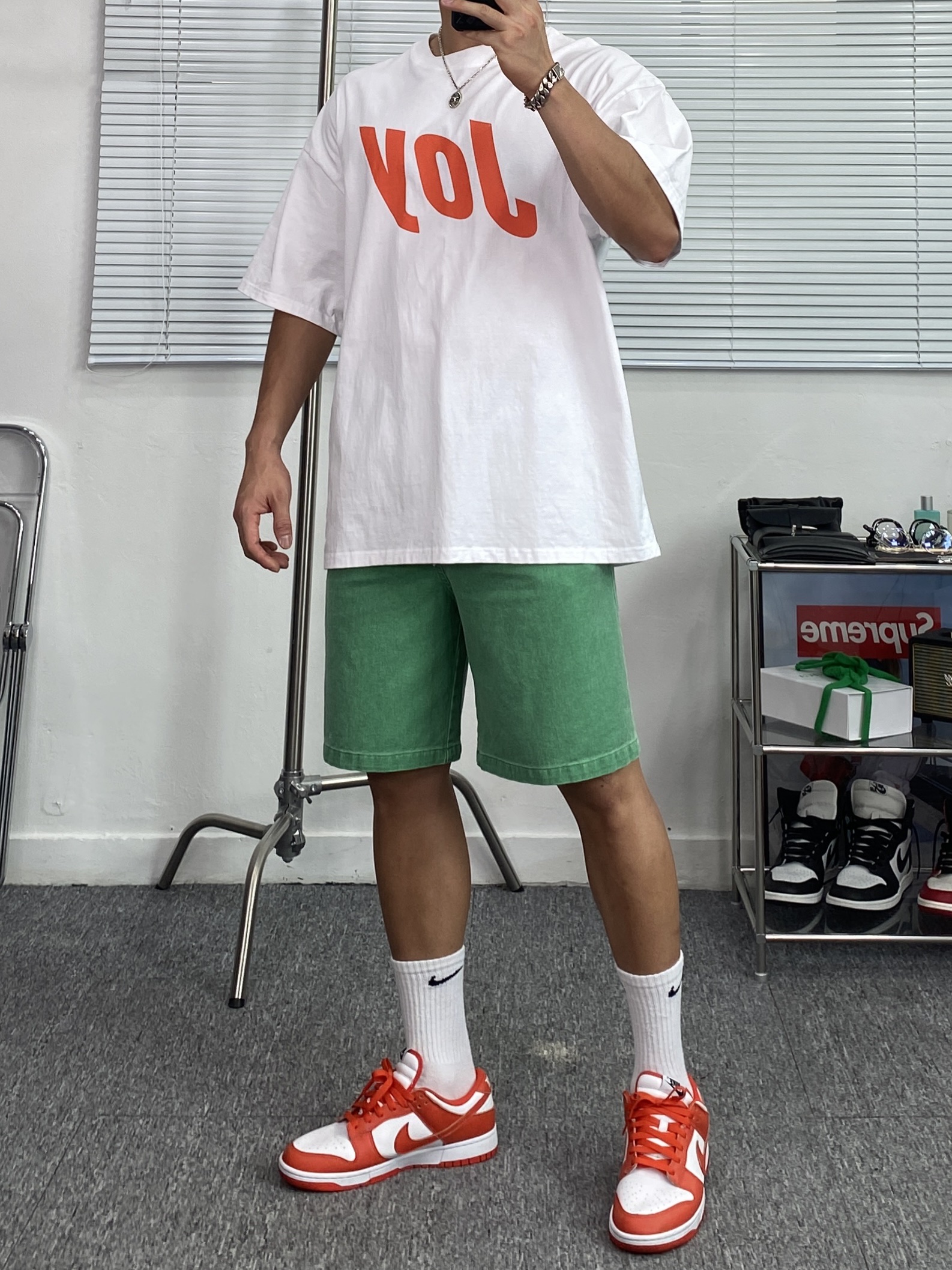 Nike Dunk Low SP Syracuse 2022 착용 스타일 - 4