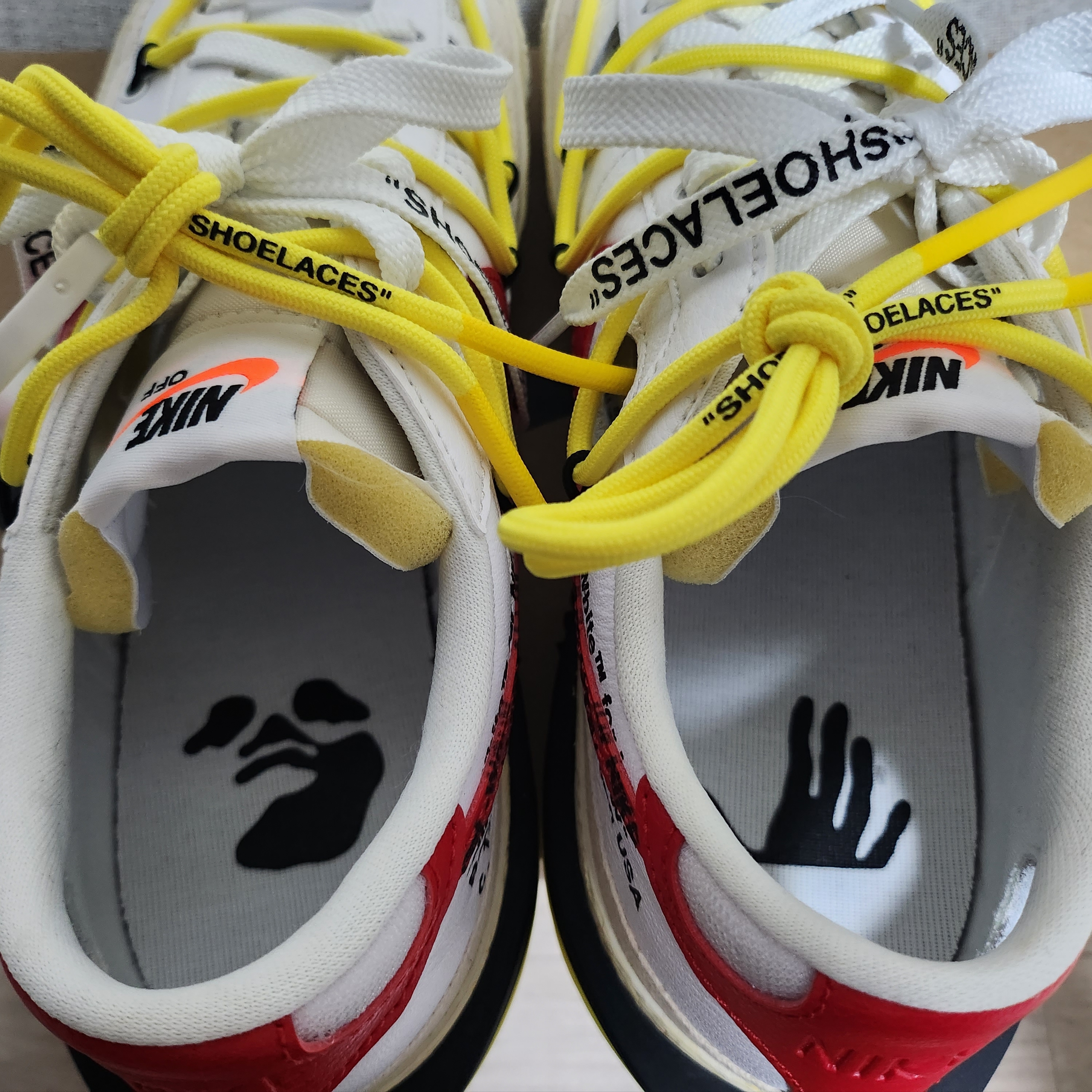 Nike x Off-White Blazer Low '77 White and University Red 착용 스타일 - 3