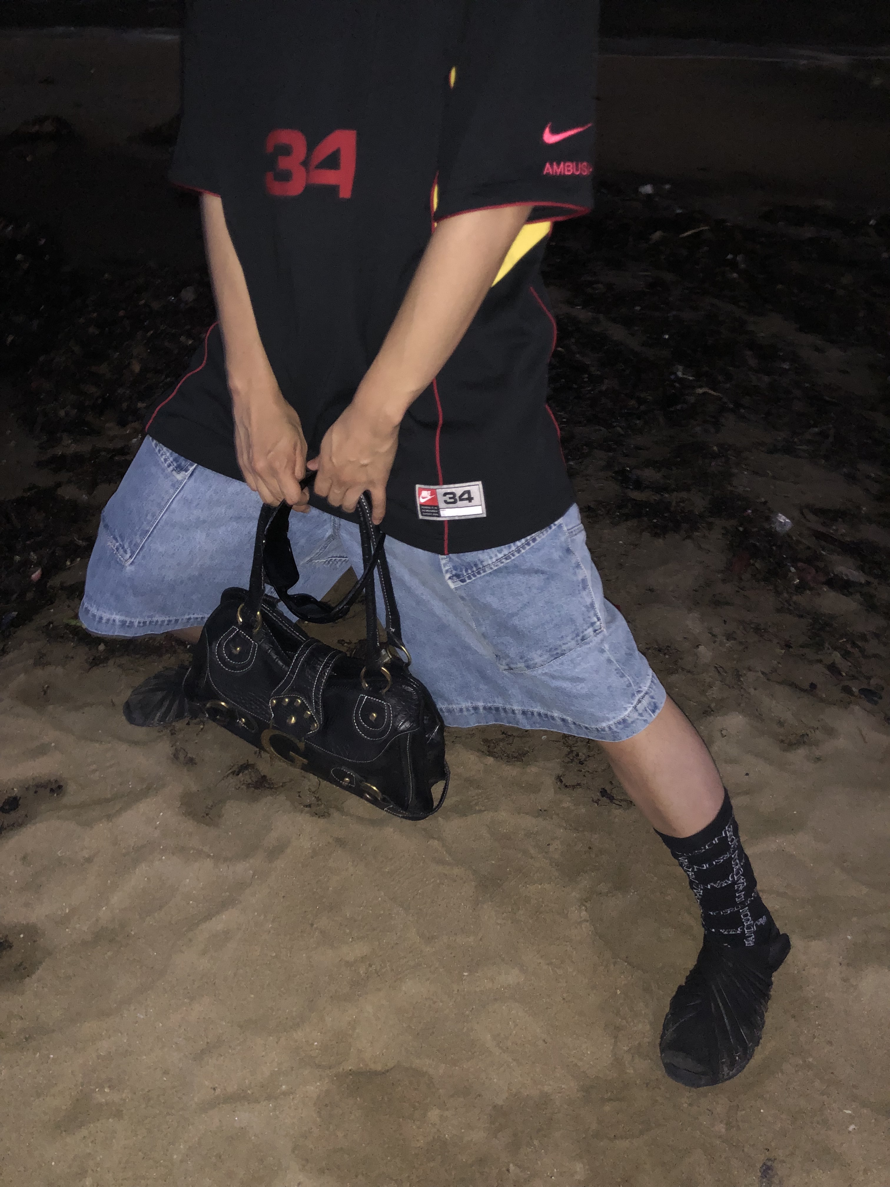 Nike x Ambush Jersey Top Black - Asia 착용 스타일 - 3