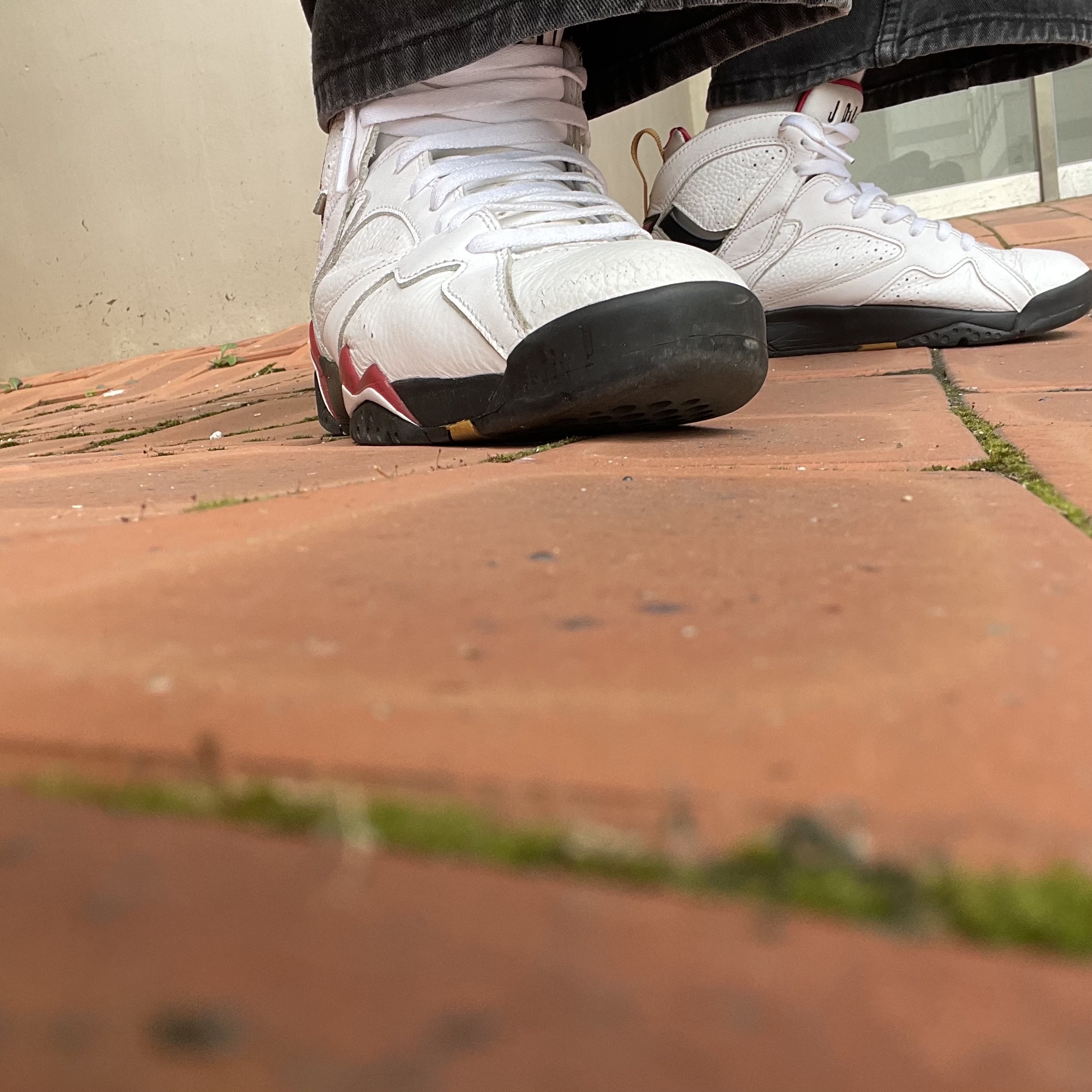 Jordan 7 Retro Cardinal 2022 착용 스타일 - 4
