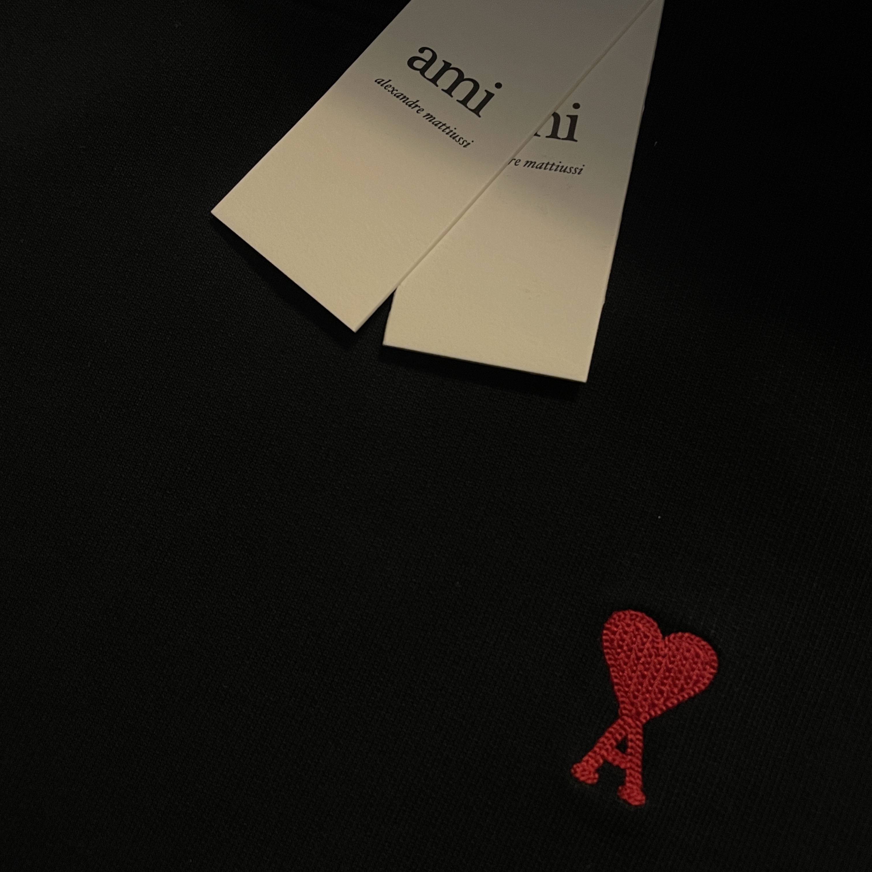 AMI de Coeur Sweatshirt Black 착용 스타일