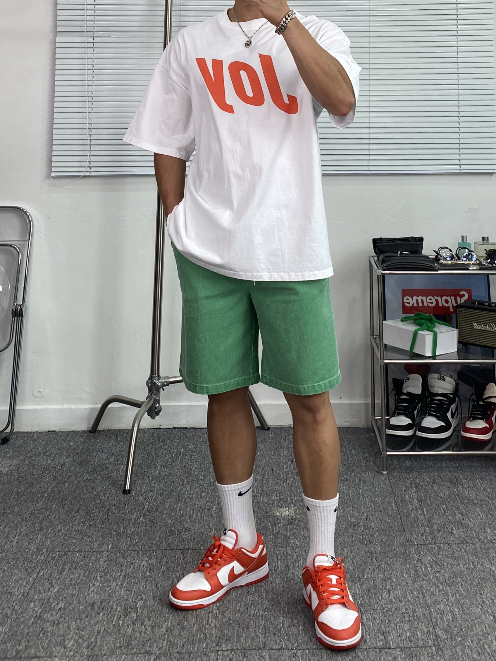 Nike Dunk Low SP Syracuse 2022 착용 스타일 - 5