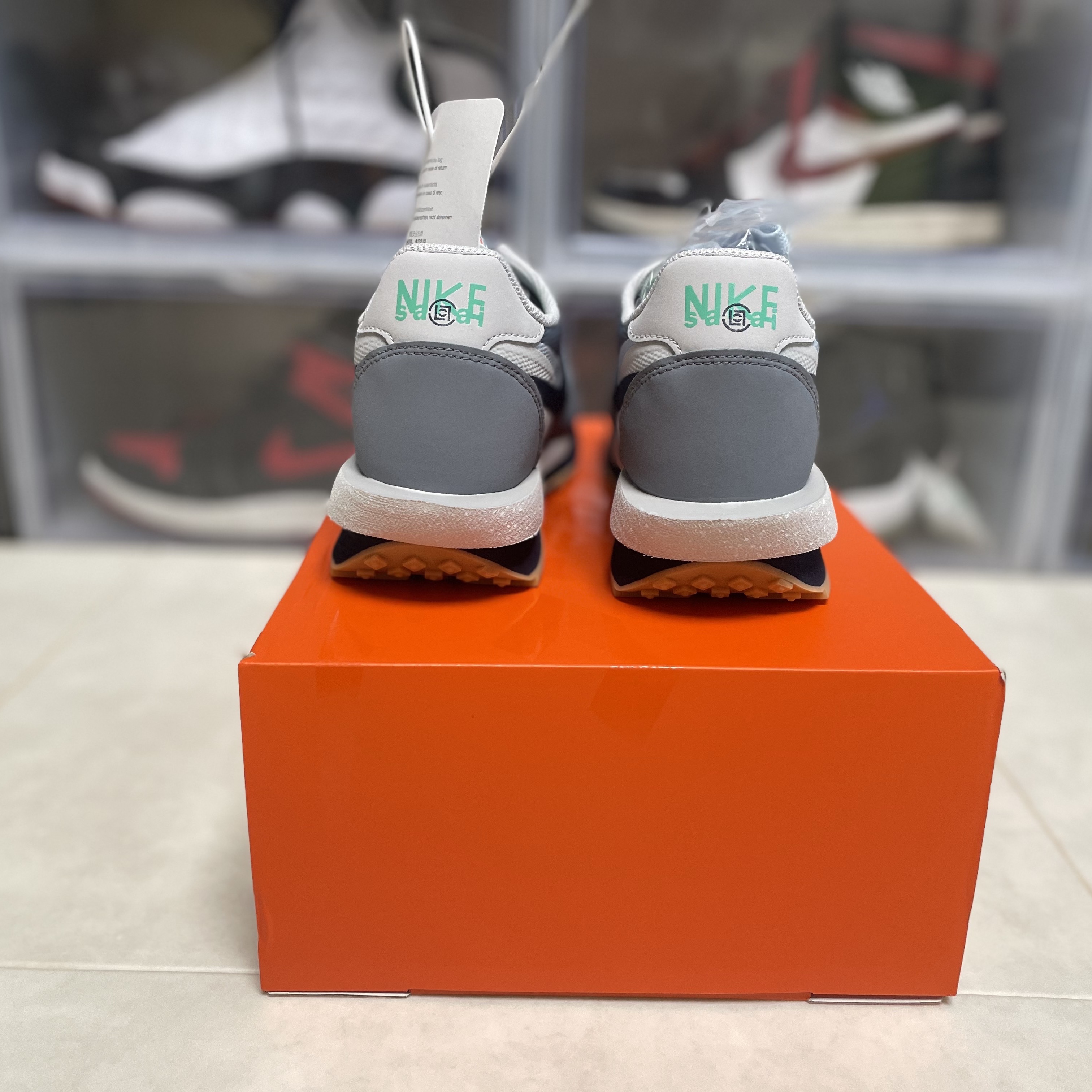 Nike x Sacai x Clot LDWaffle Cool Grey 착용 스타일 - 4