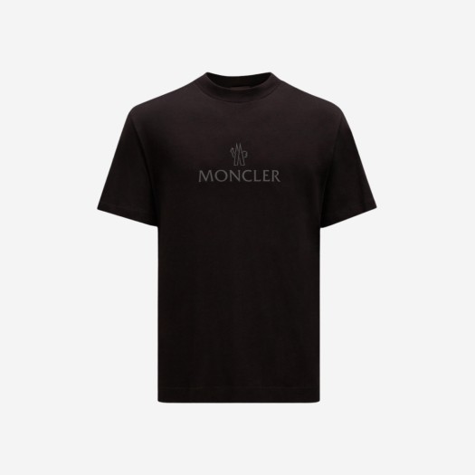 몽클레르 로고 티셔츠 블랙 - 23SS