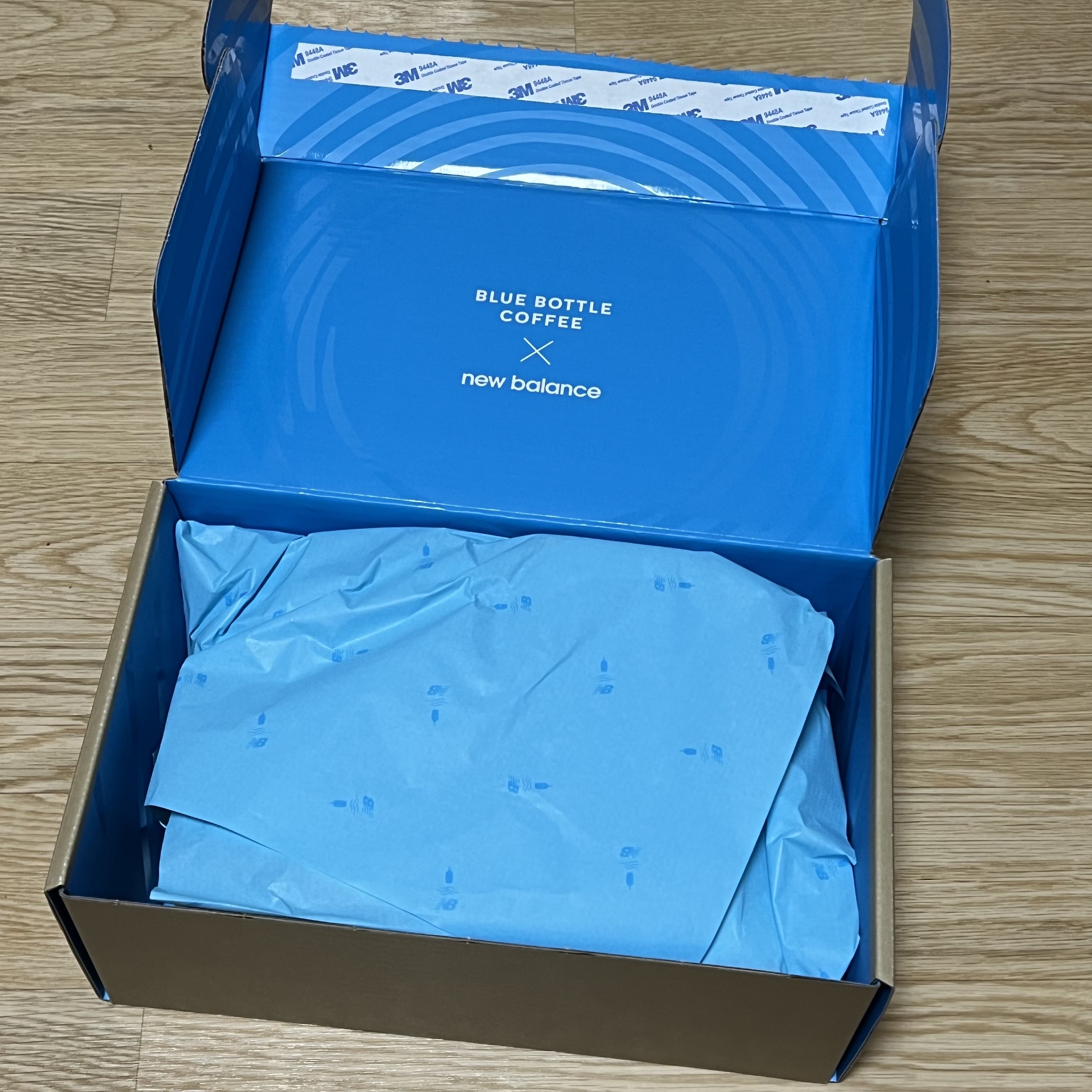 New Balance x Blue Bottle Coffee Fresh Foam X 1080v12 Undyed With Blue - 2E Wide 착용 스타일 - 3
