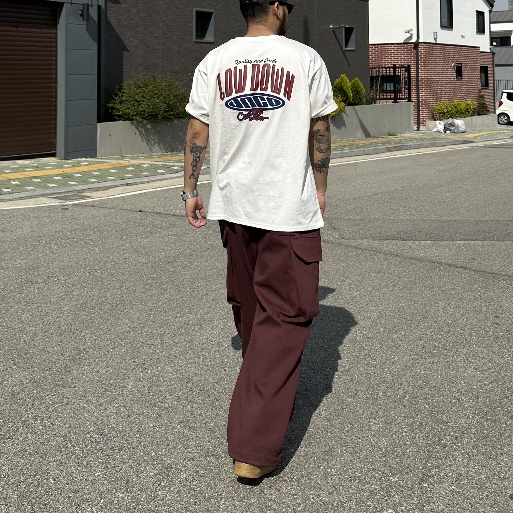 Nike Air Force 1 '07 WB Flax 착용 스타일 - 1