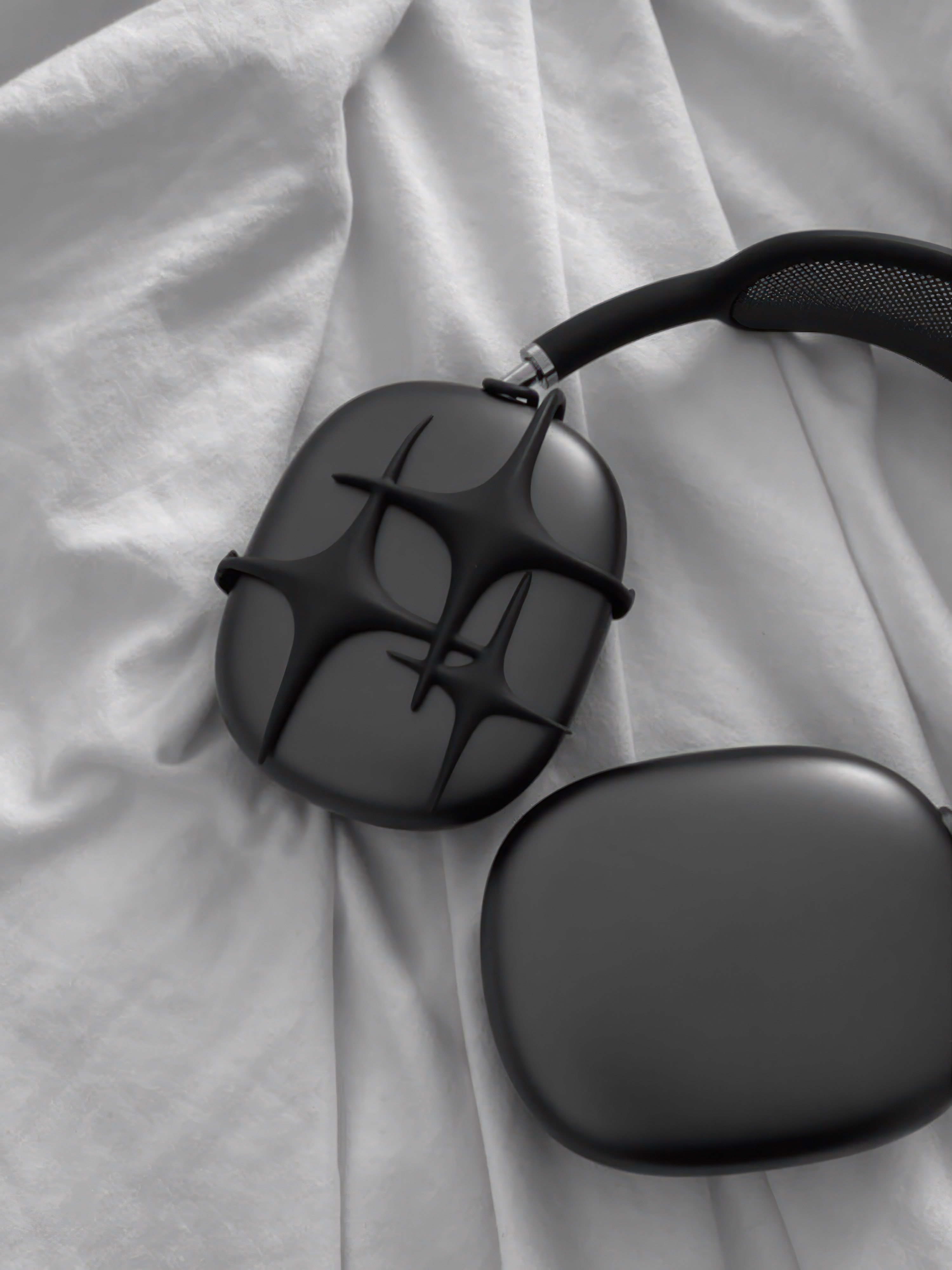 Apple AirPods Max Lightning Space Gray (Korean Ver.), Test Artifact Era Max 002 Black 착용 스타일 - 1