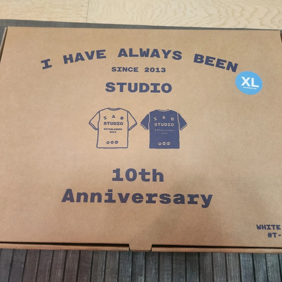 IAB Studio x Ottogi Mayonnaise 50th Anniversary T-Shirt Navy, IAB Studio 10th Anniversary T-Shirts Pack White & Black (2 Pack) 착용 스타일 - 3