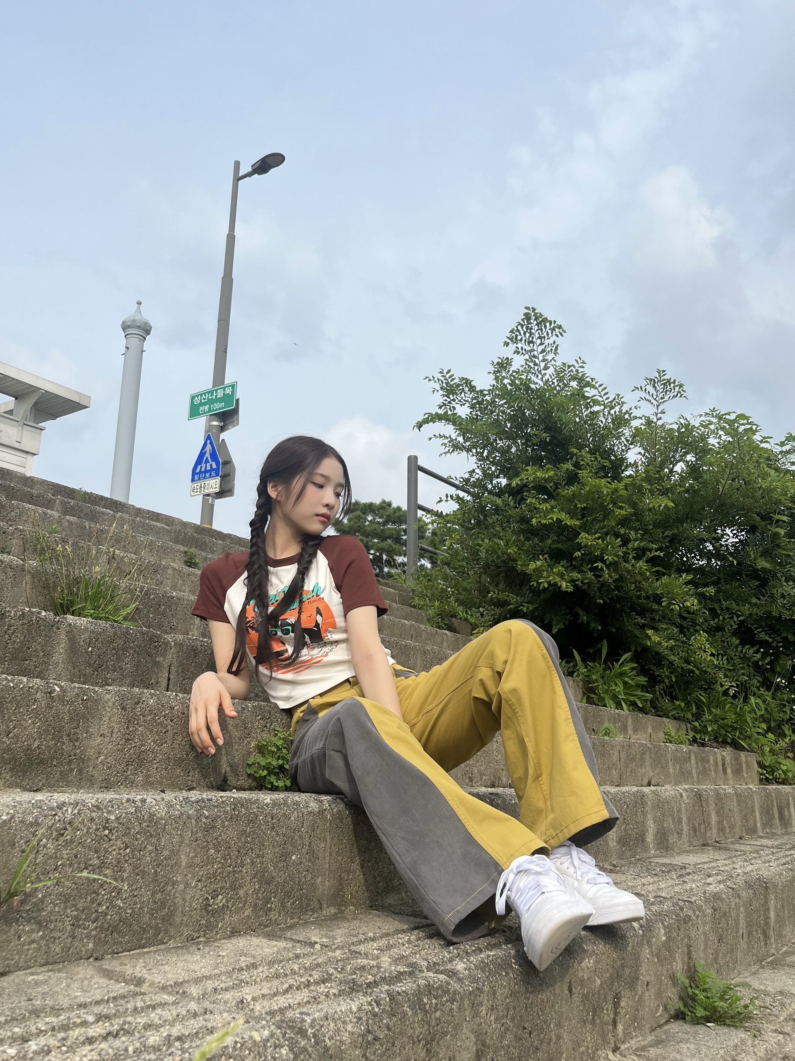 Puma x AMI Slipstream Low 2 White 착용 스타일 - 3