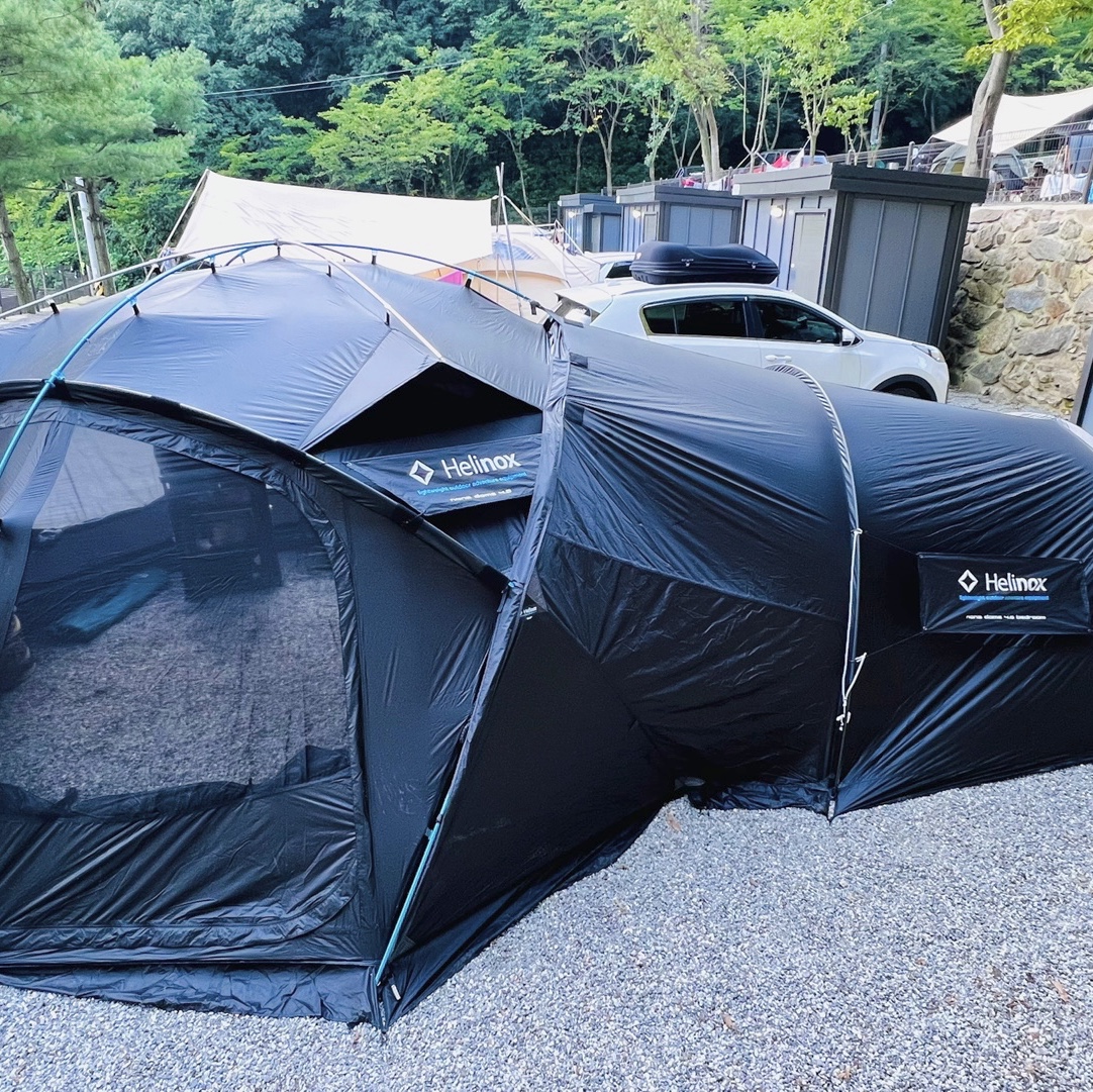 Helinox Nona Dome 4.0 Black, Helinox Nona Dome 4.0 Bedroom Black 착용 스타일