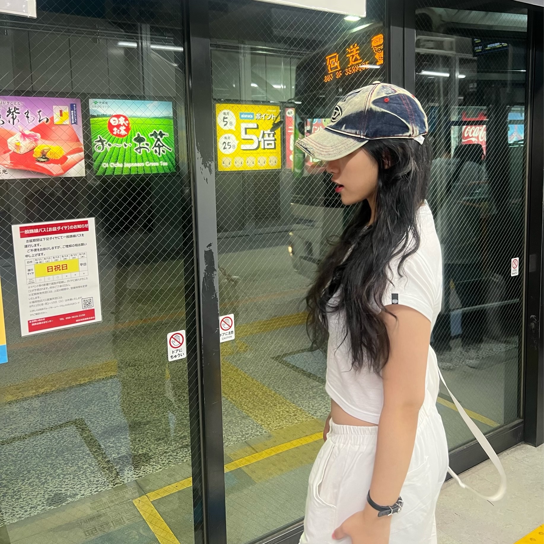 Diesel C-Seymon Treated Denim Baseball Cap Blue White, (Kids) Deus Ex Machina College Seongsu T-Shirt White Midnight Blue 착용 스타일 - 1